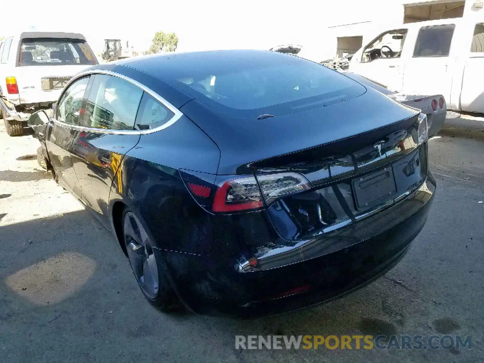 3 Photograph of a damaged car 5YJ3E1EA6KF306100 TESLA MODEL 3 2019