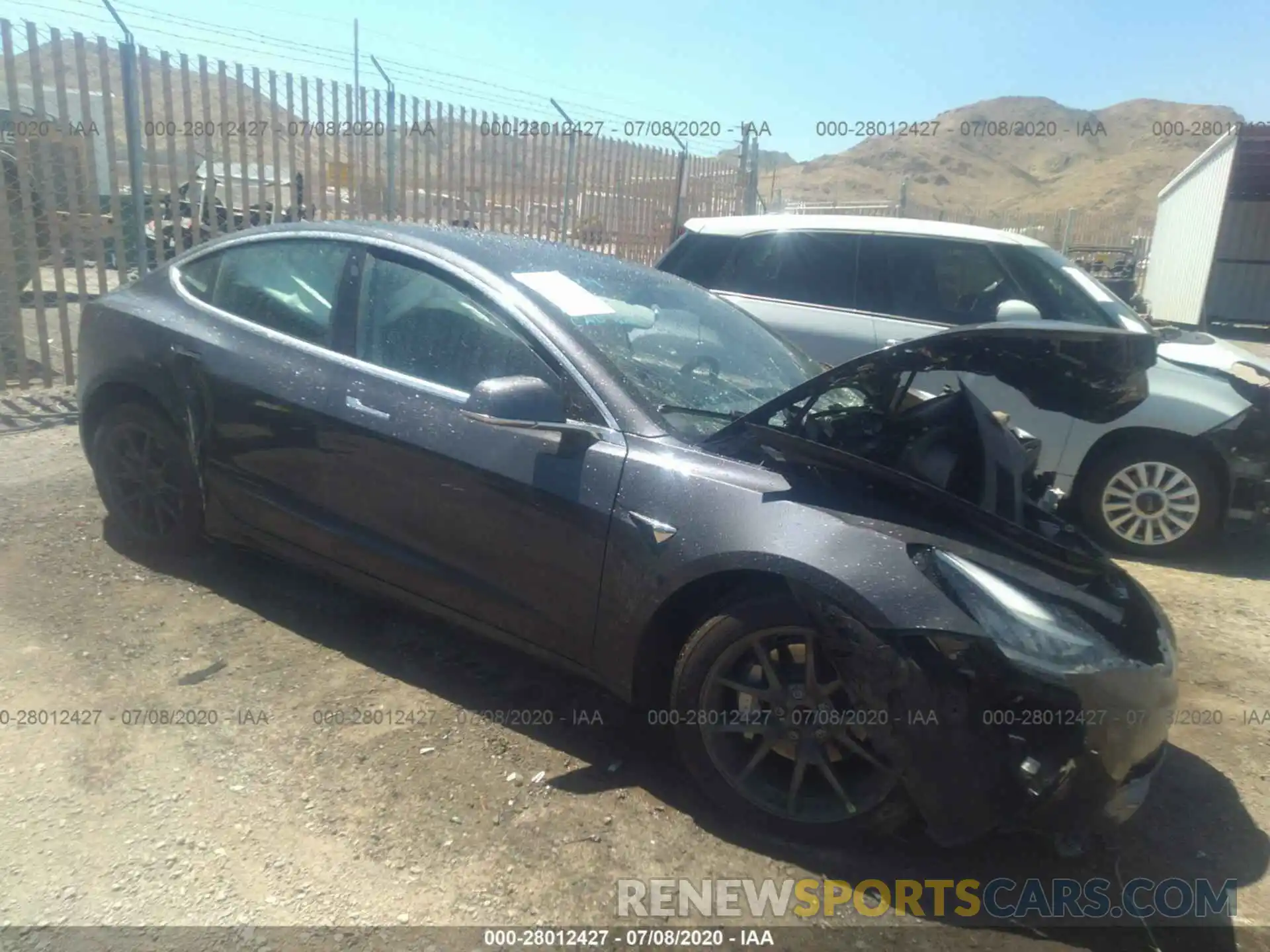 1 Photograph of a damaged car 5YJ3E1EA6KF308123 TESLA MODEL 3 2019