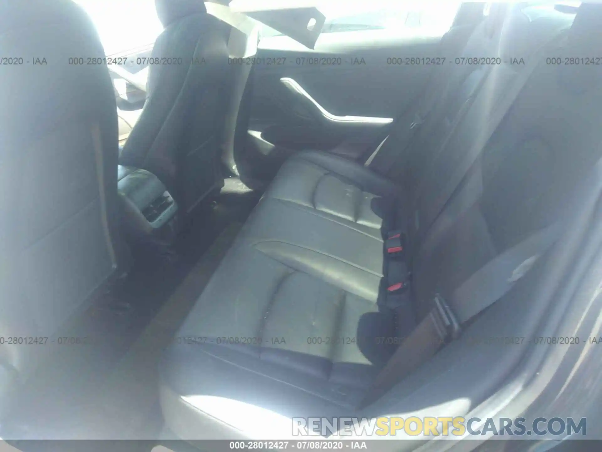 8 Photograph of a damaged car 5YJ3E1EA6KF308123 TESLA MODEL 3 2019