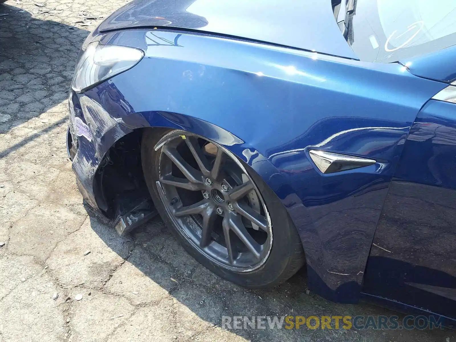 9 Photograph of a damaged car 5YJ3E1EA6KF308994 TESLA MODEL 3 2019