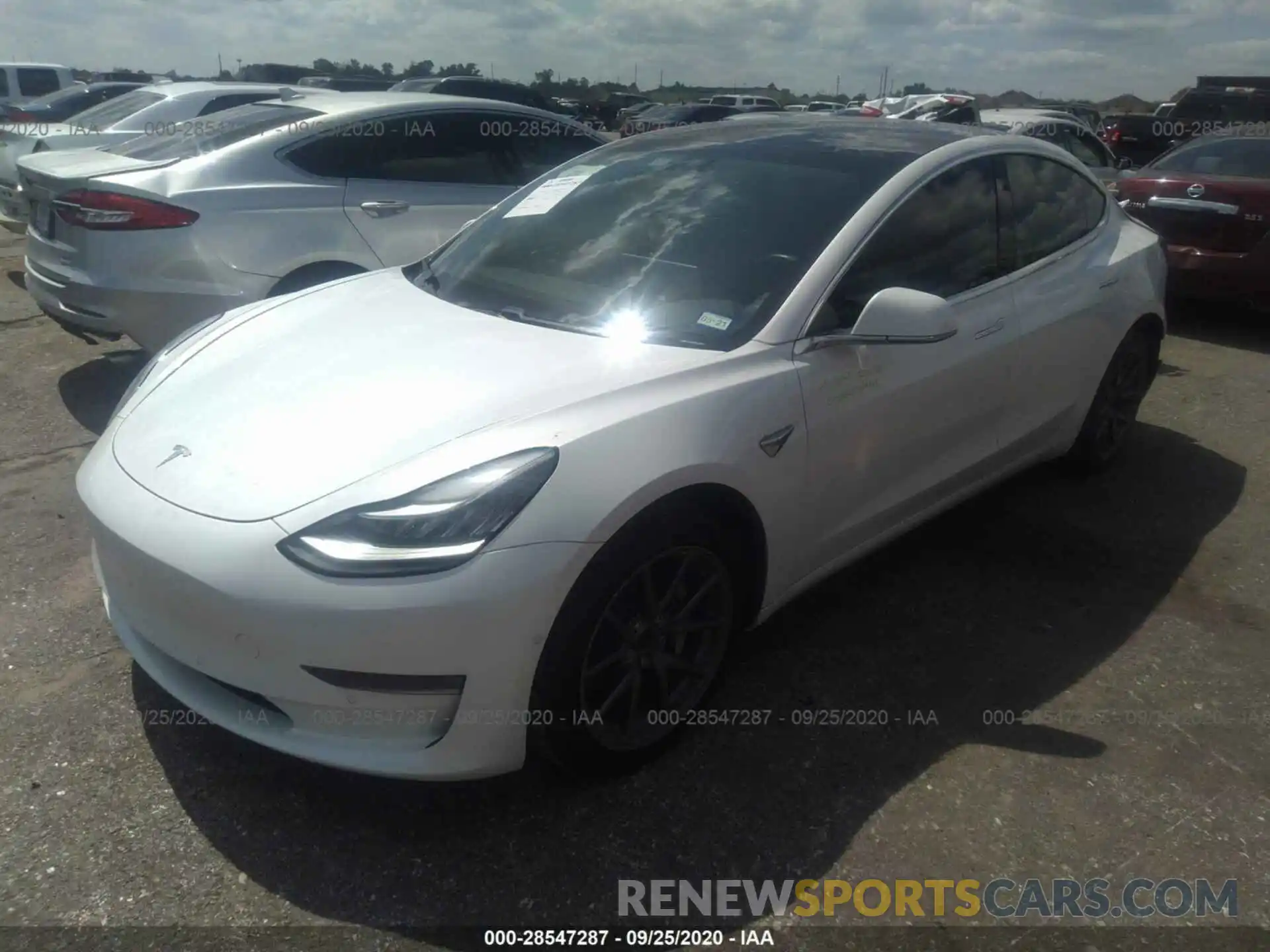 2 Фотография поврежденного автомобиля 5YJ3E1EA6KF310194 TESLA MODEL 3 2019