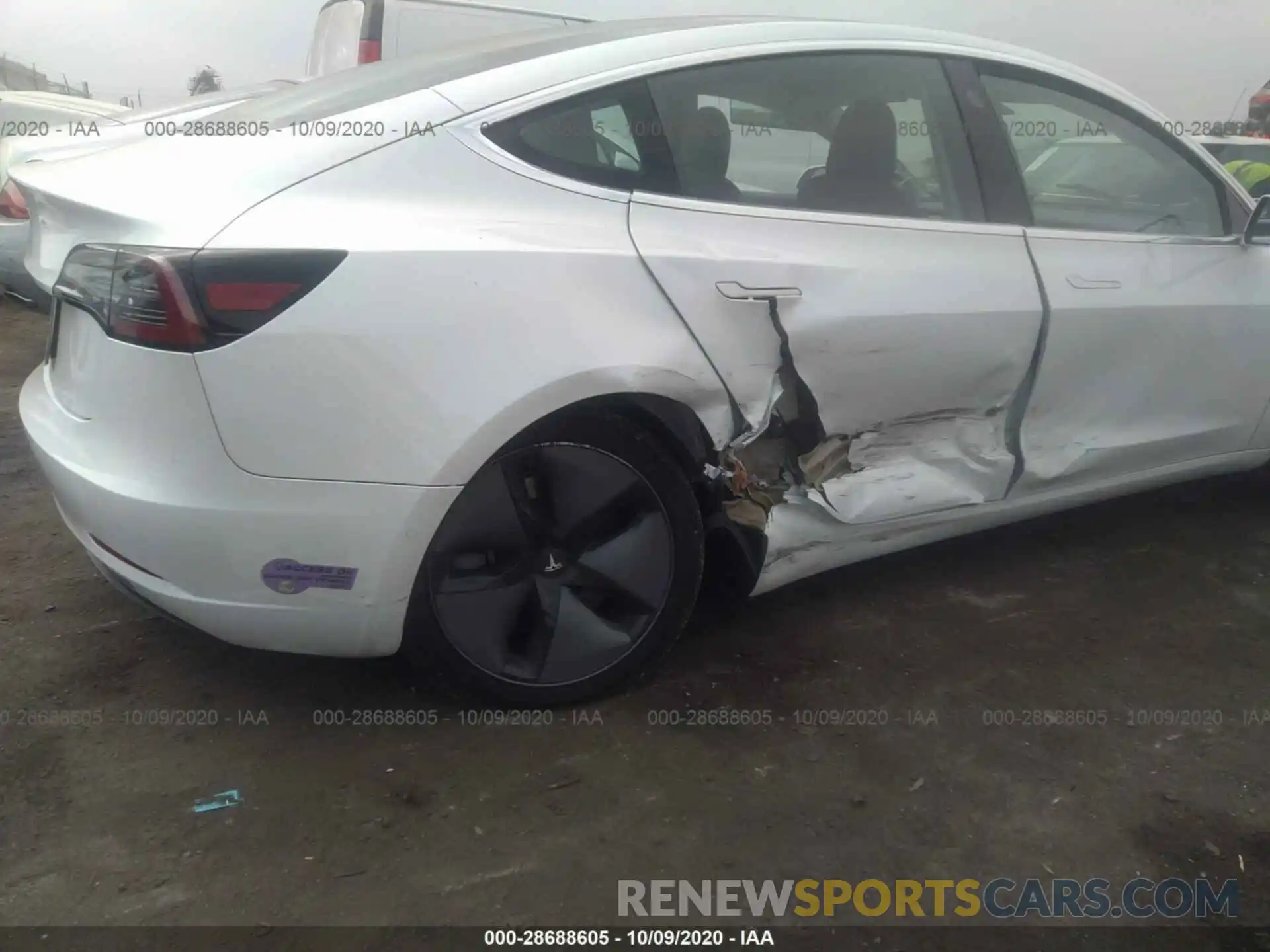 6 Photograph of a damaged car 5YJ3E1EA6KF310289 TESLA MODEL 3 2019