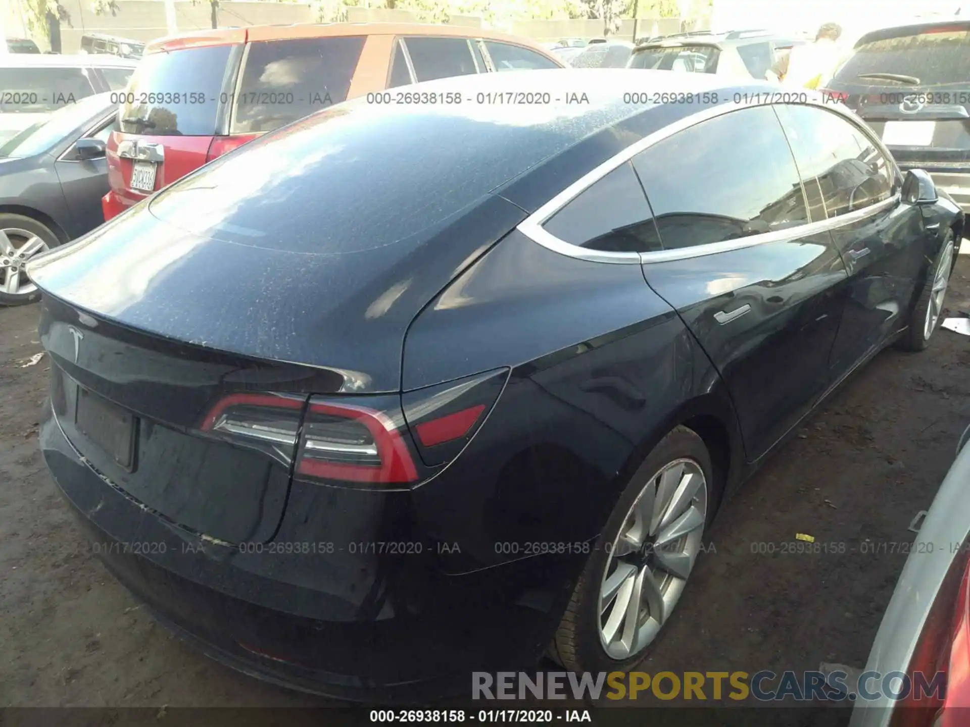 4 Photograph of a damaged car 5YJ3E1EA6KF310695 TESLA MODEL 3 2019