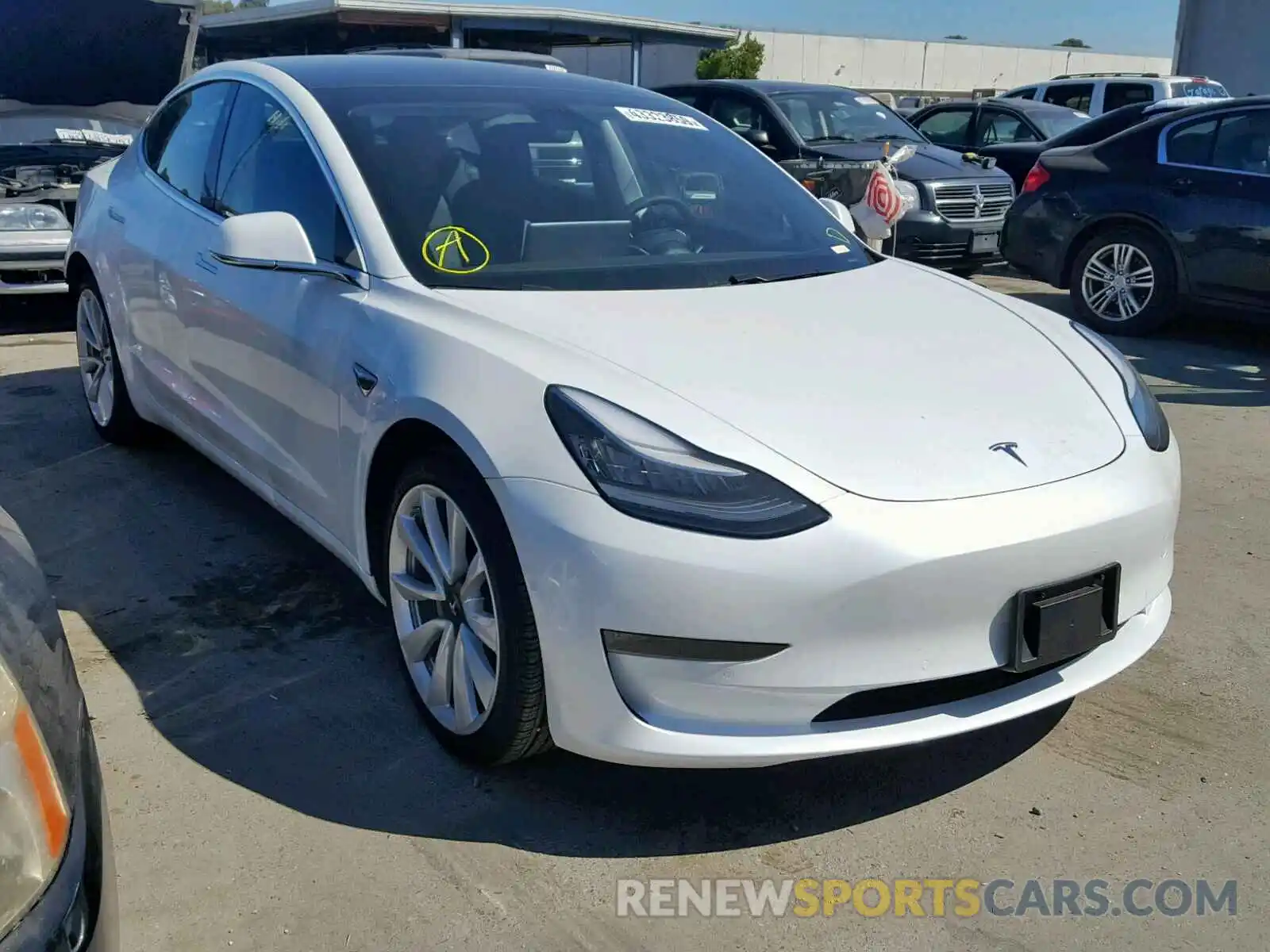 1 Фотография поврежденного автомобиля 5YJ3E1EA6KF311717 TESLA MODEL 3 2019