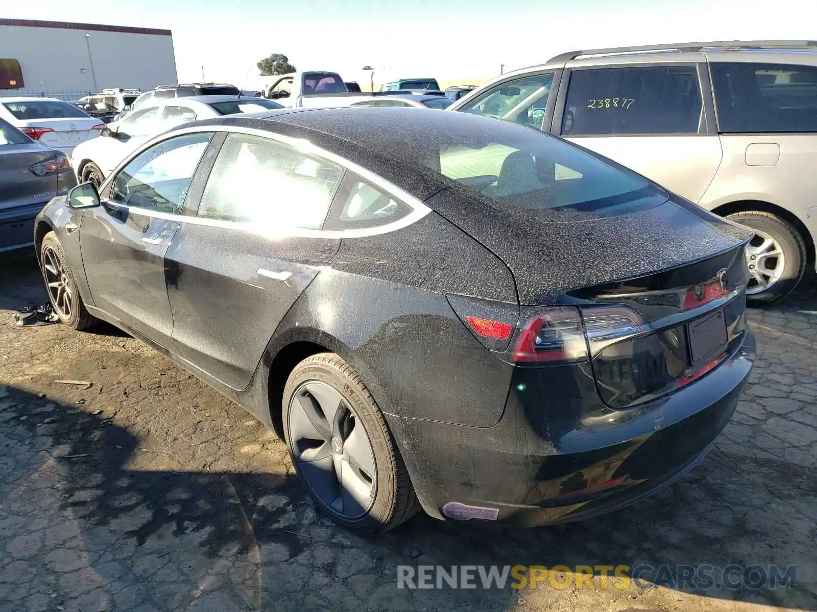 3 Photograph of a damaged car 5YJ3E1EA6KF311958 TESLA MODEL 3 2019