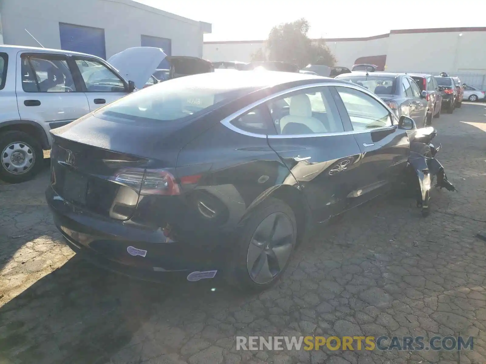 4 Photograph of a damaged car 5YJ3E1EA6KF311958 TESLA MODEL 3 2019