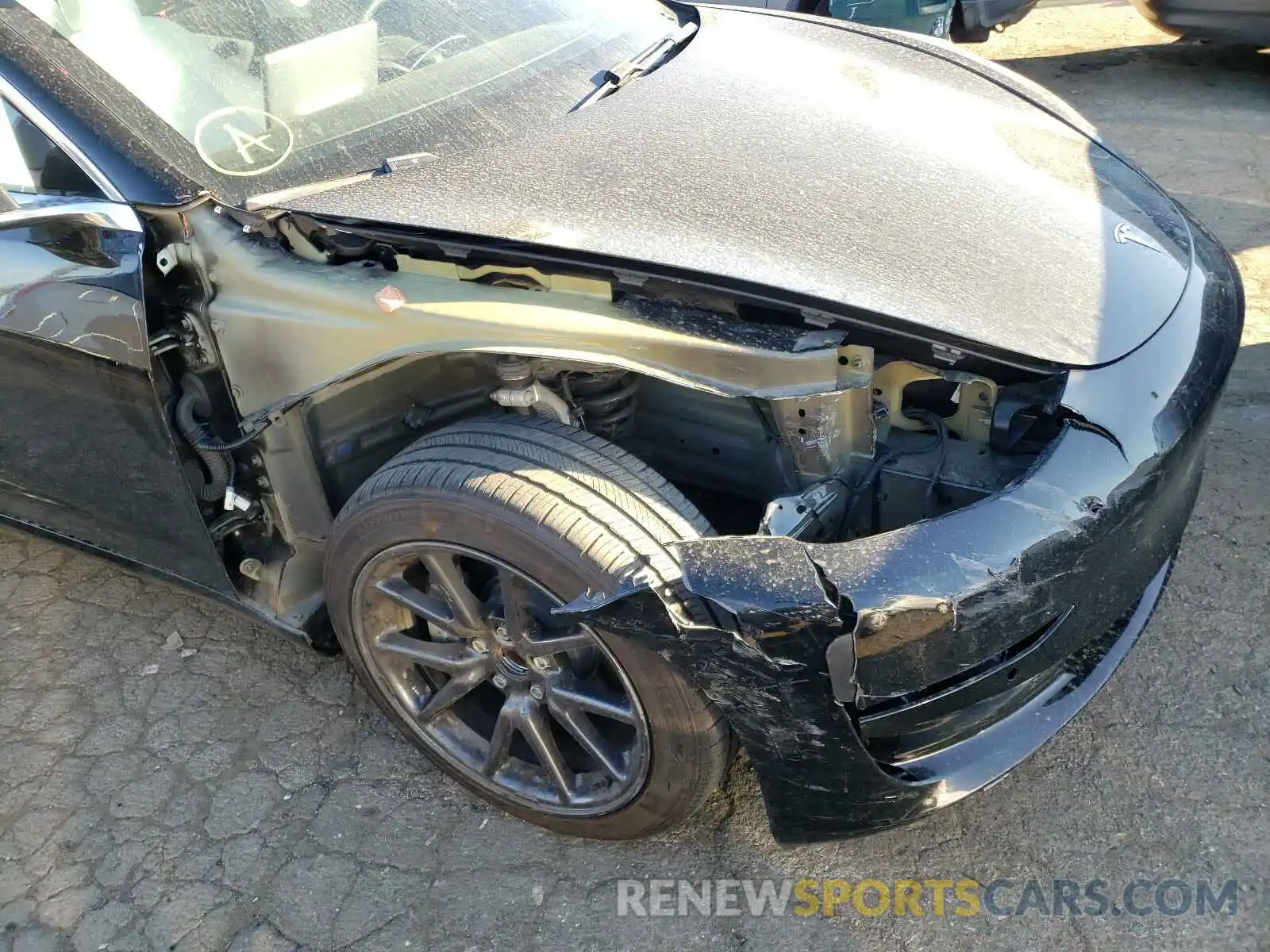 9 Photograph of a damaged car 5YJ3E1EA6KF311958 TESLA MODEL 3 2019