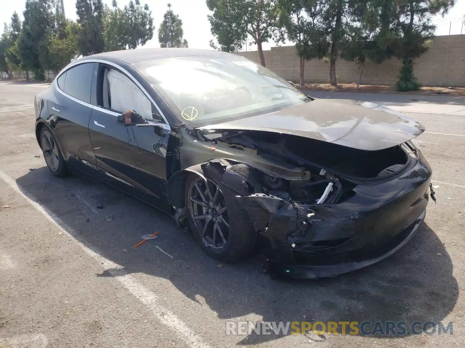 9 Photograph of a damaged car 5YJ3E1EA6KF311975 TESLA MODEL 3 2019