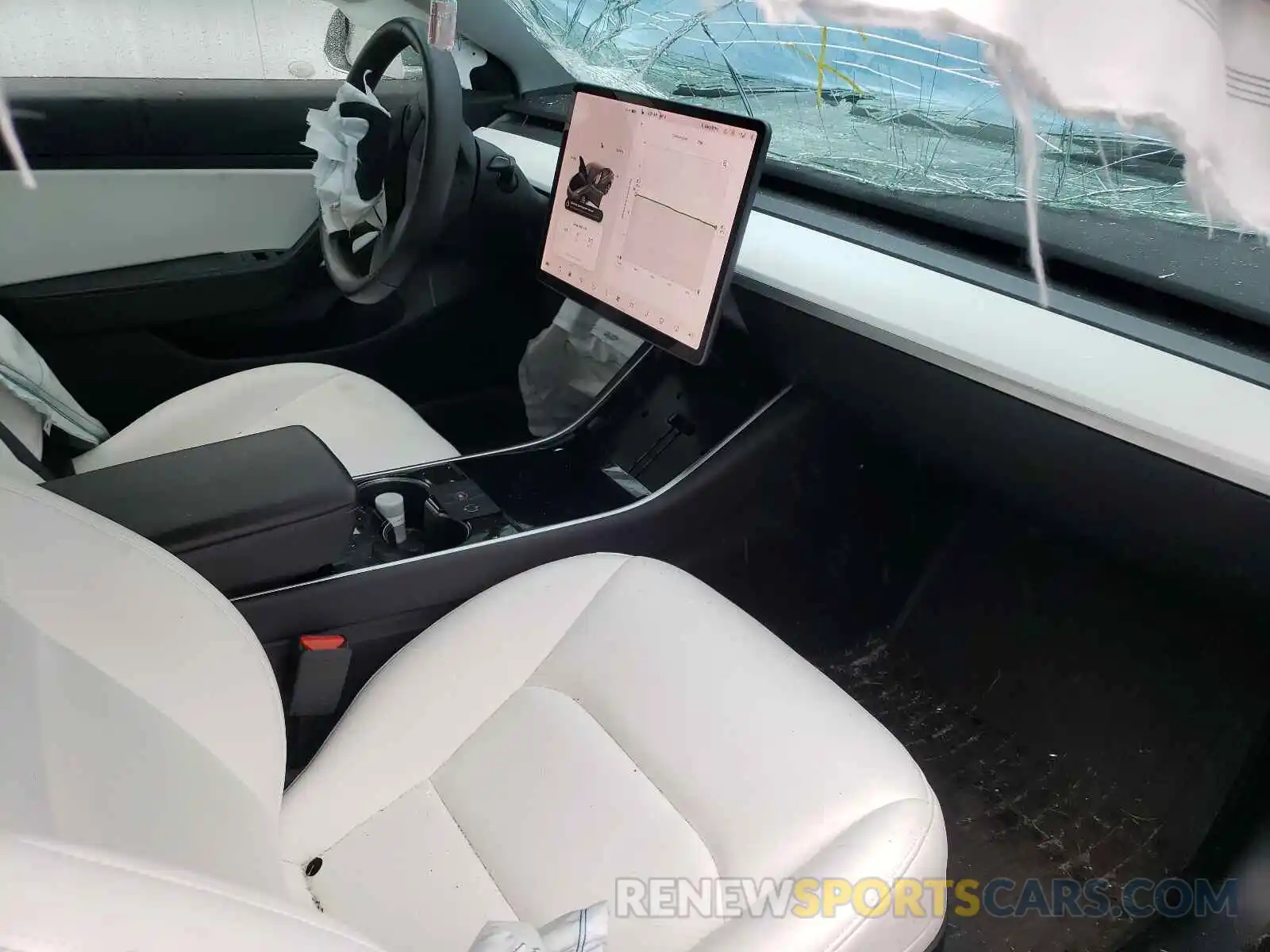 5 Photograph of a damaged car 5YJ3E1EA6KF312737 TESLA MODEL 3 2019