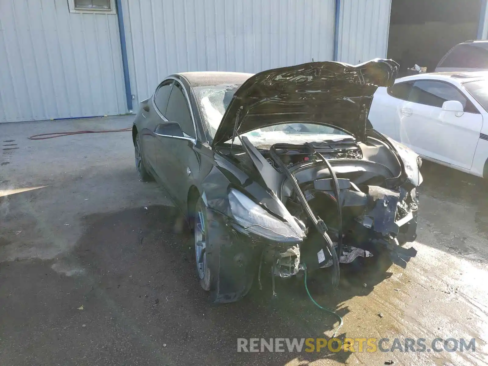 1 Photograph of a damaged car 5YJ3E1EA6KF313273 TESLA MODEL 3 2019