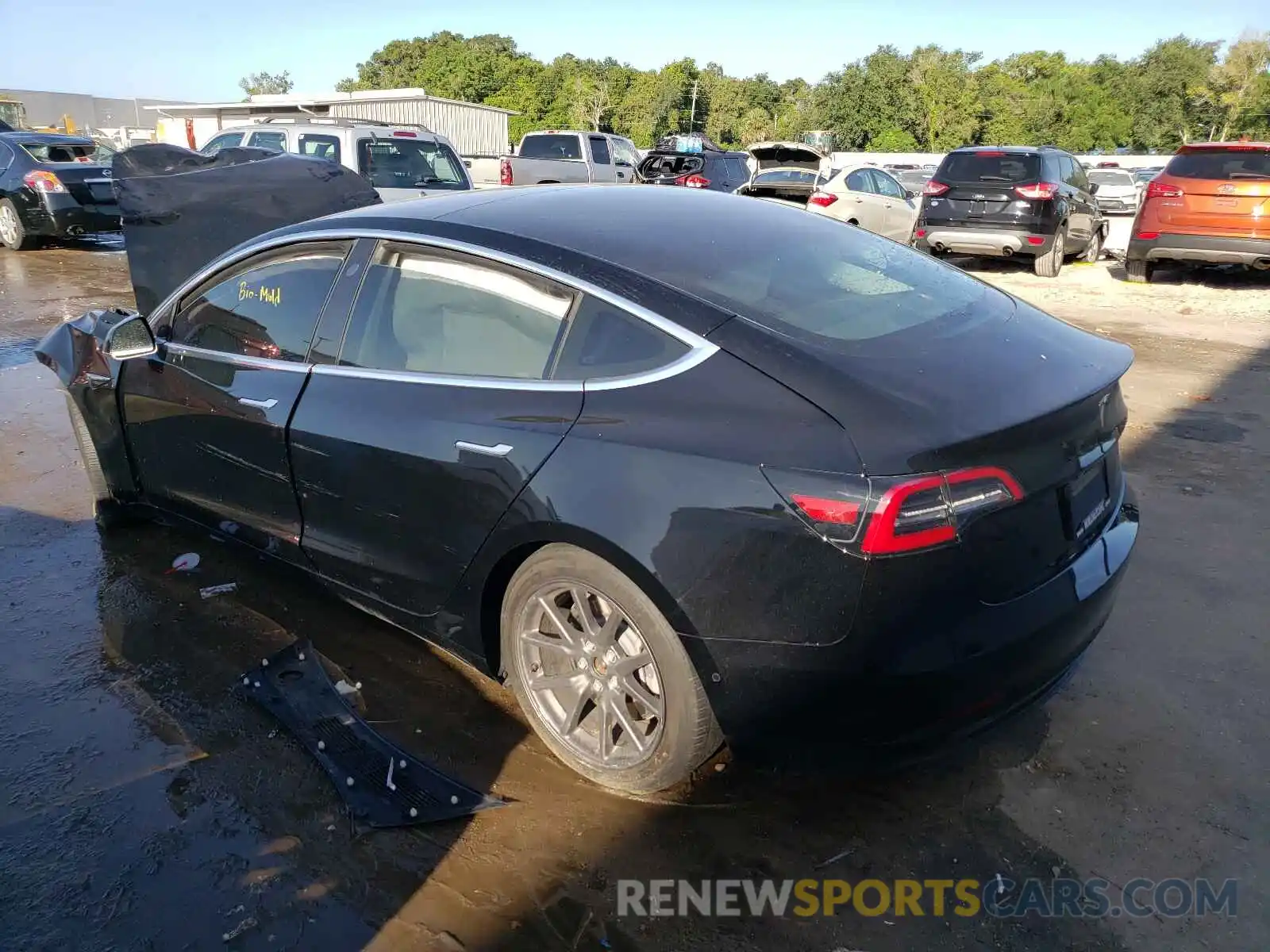 3 Photograph of a damaged car 5YJ3E1EA6KF313273 TESLA MODEL 3 2019