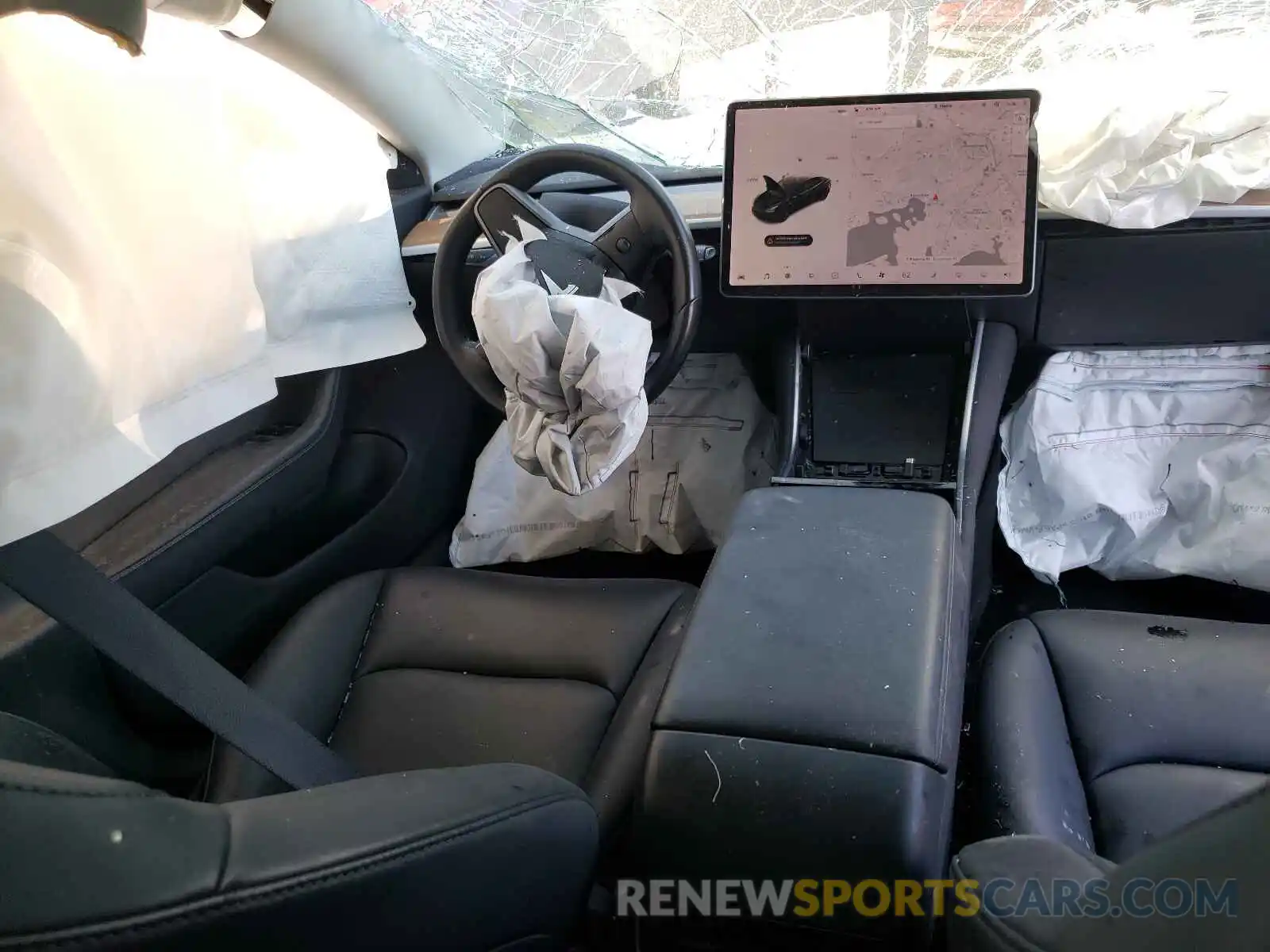 9 Photograph of a damaged car 5YJ3E1EA6KF313273 TESLA MODEL 3 2019