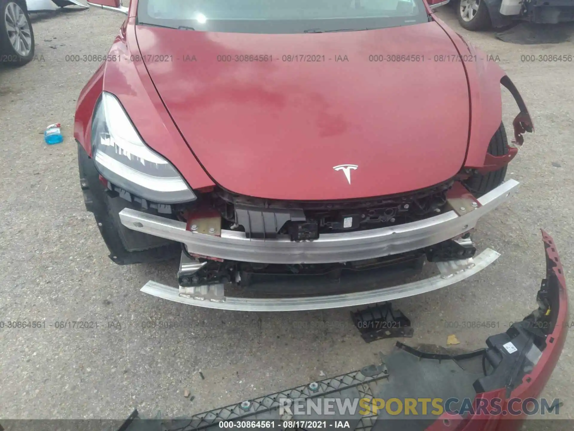 6 Photograph of a damaged car 5YJ3E1EA6KF313760 TESLA MODEL 3 2019