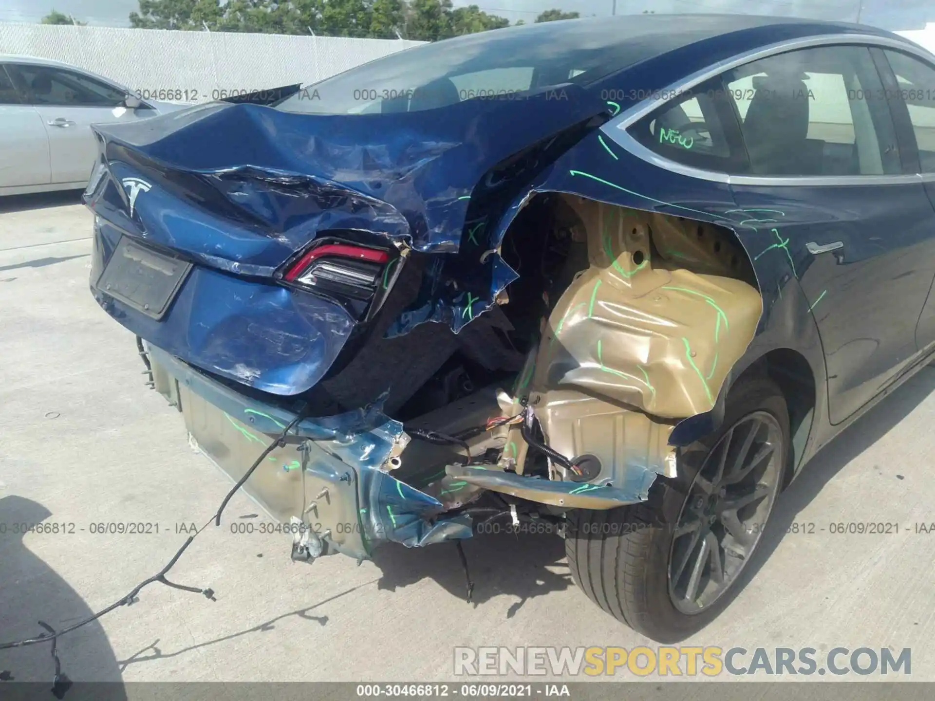 6 Photograph of a damaged car 5YJ3E1EA6KF313841 TESLA MODEL 3 2019