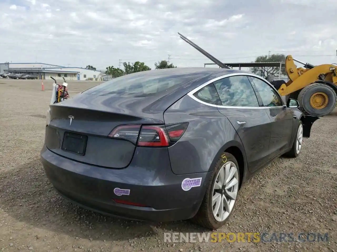 4 Фотография поврежденного автомобиля 5YJ3E1EA6KF314410 TESLA MODEL 3 2019