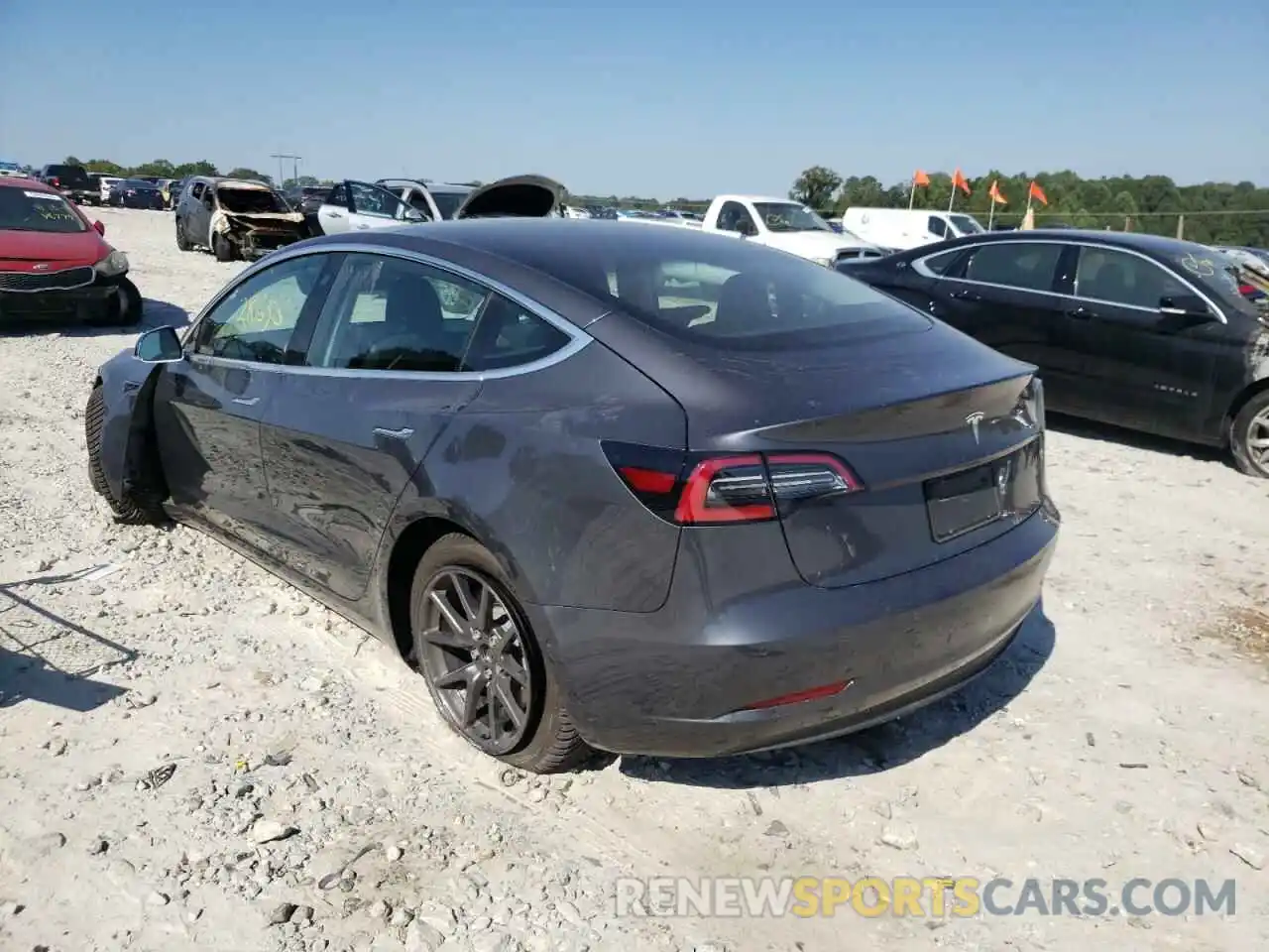 3 Photograph of a damaged car 5YJ3E1EA6KF317100 TESLA MODEL 3 2019