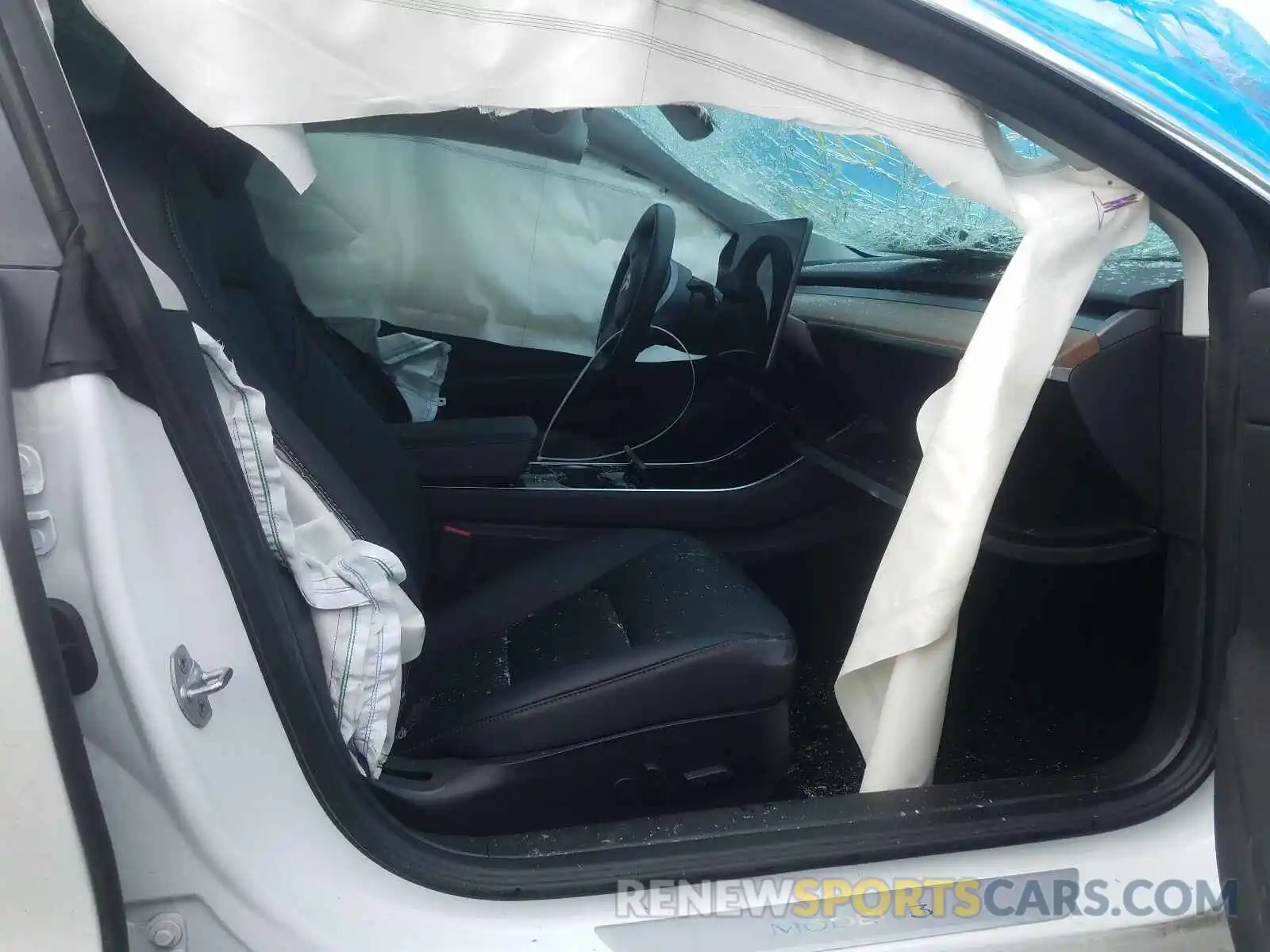 5 Photograph of a damaged car 5YJ3E1EA6KF317436 TESLA MODEL 3 2019