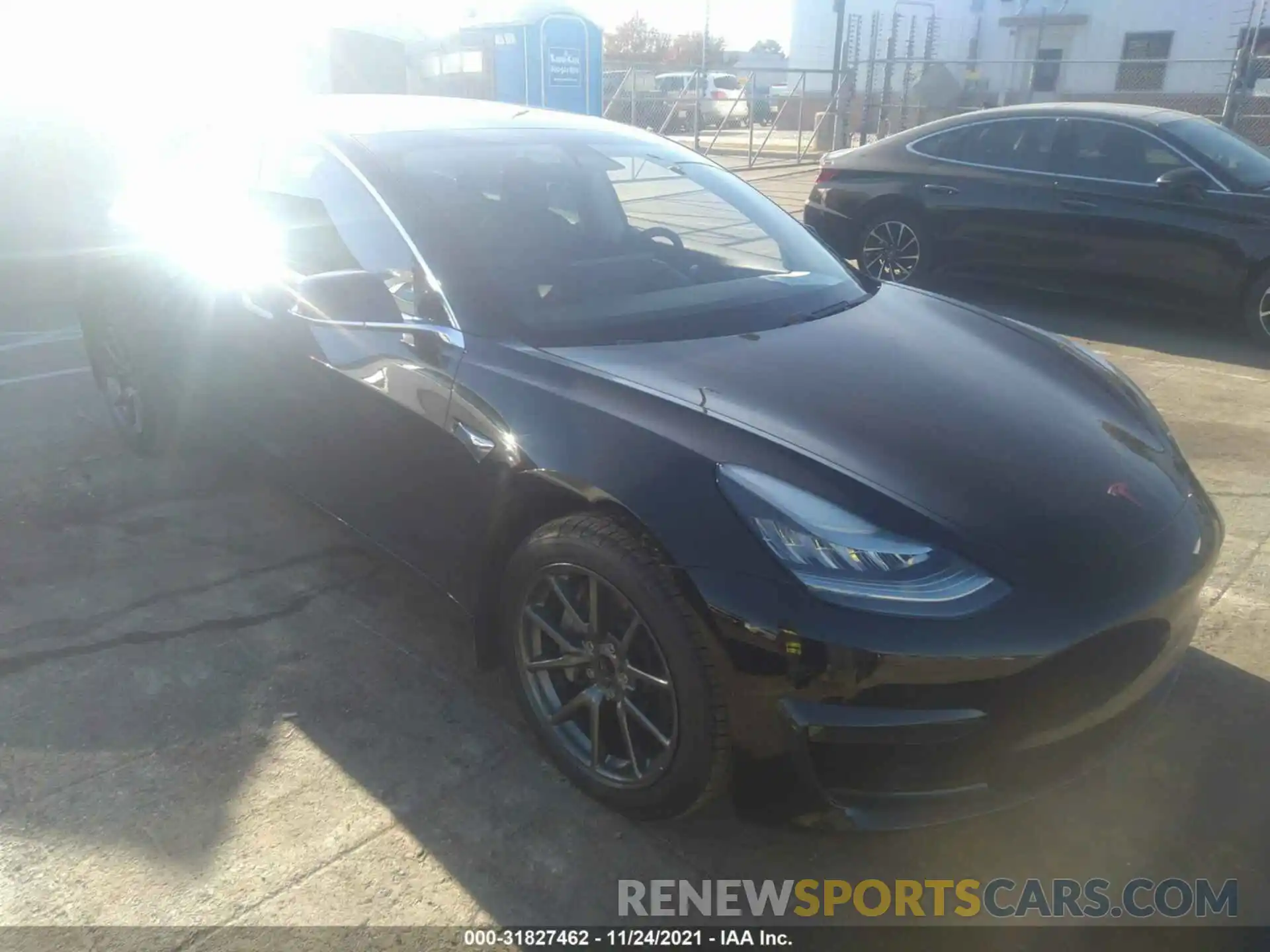 1 Photograph of a damaged car 5YJ3E1EA6KF324001 TESLA MODEL 3 2019