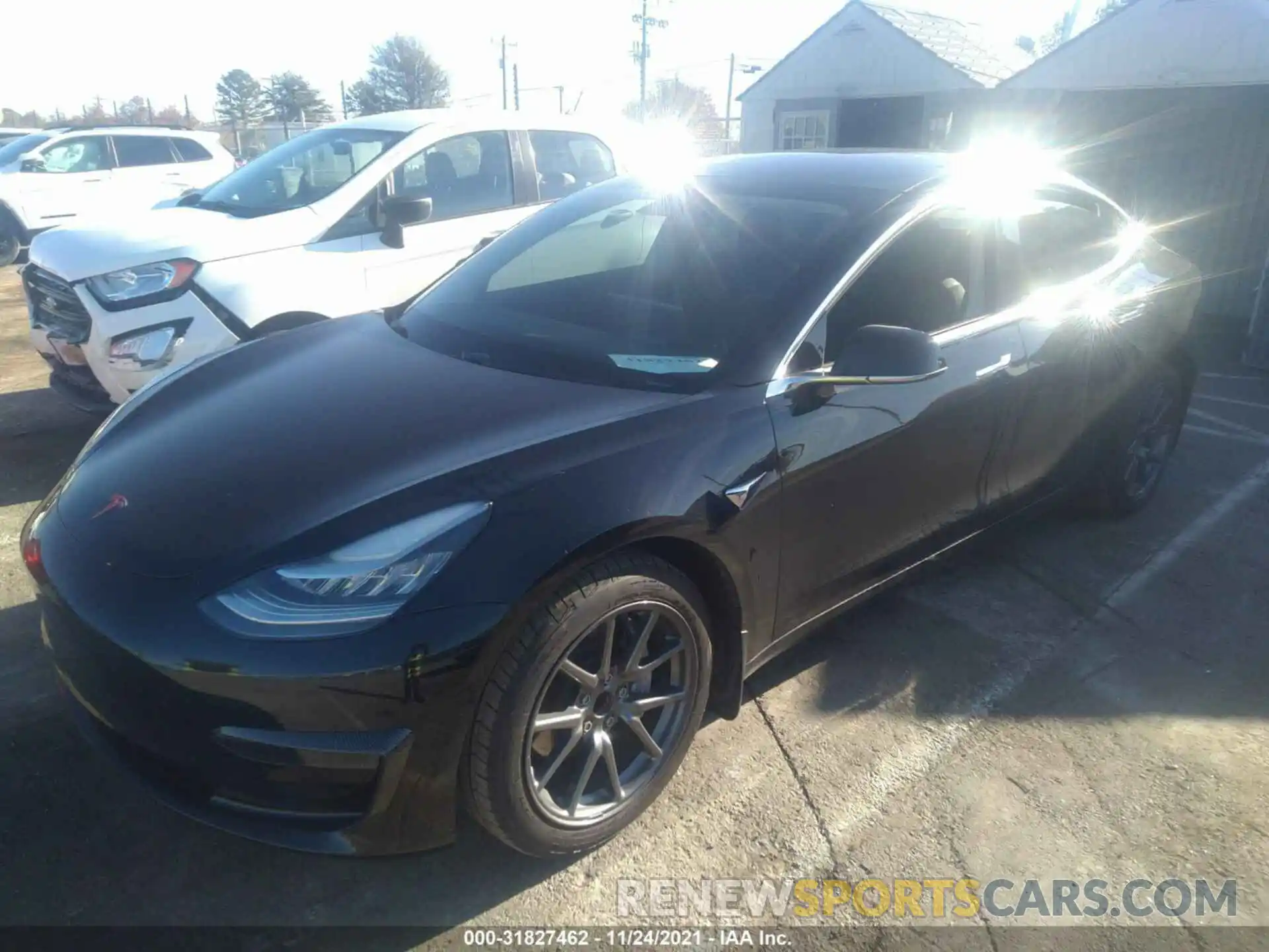 2 Photograph of a damaged car 5YJ3E1EA6KF324001 TESLA MODEL 3 2019