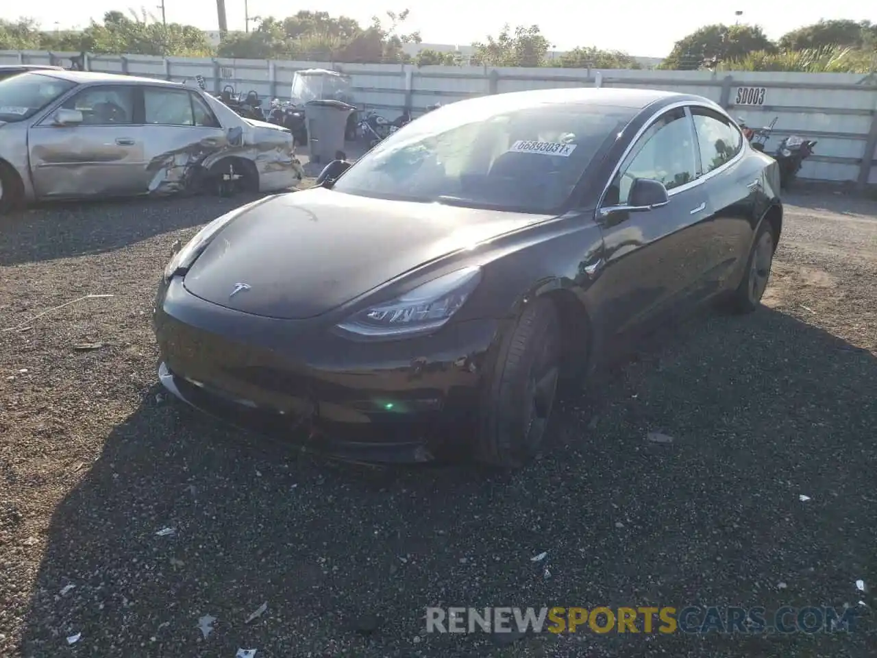 2 Фотография поврежденного автомобиля 5YJ3E1EA6KF324242 TESLA MODEL 3 2019