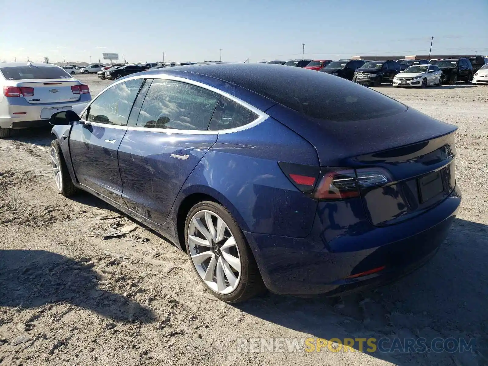 3 Photograph of a damaged car 5YJ3E1EA6KF324502 TESLA MODEL 3 2019