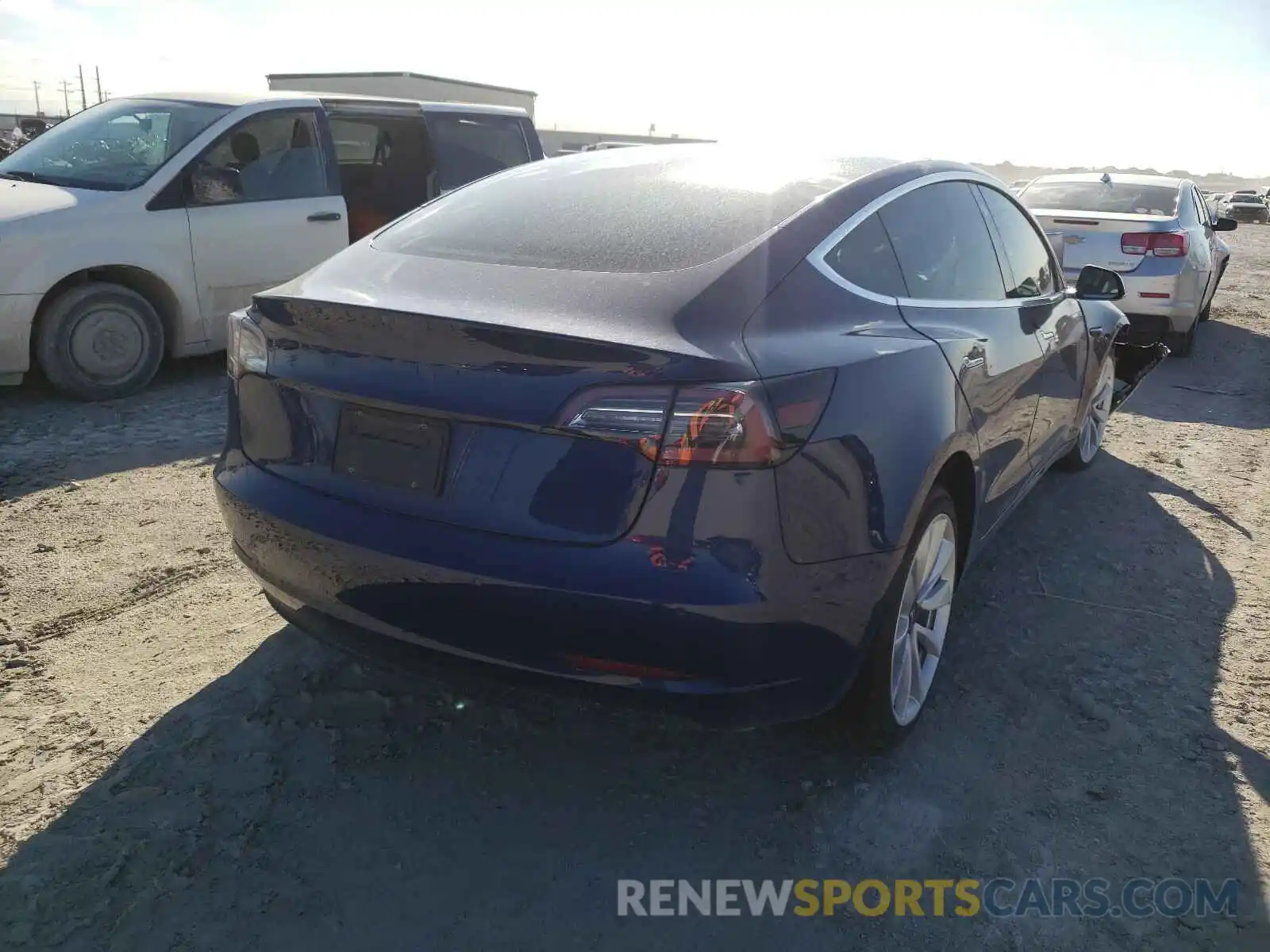 4 Photograph of a damaged car 5YJ3E1EA6KF324502 TESLA MODEL 3 2019