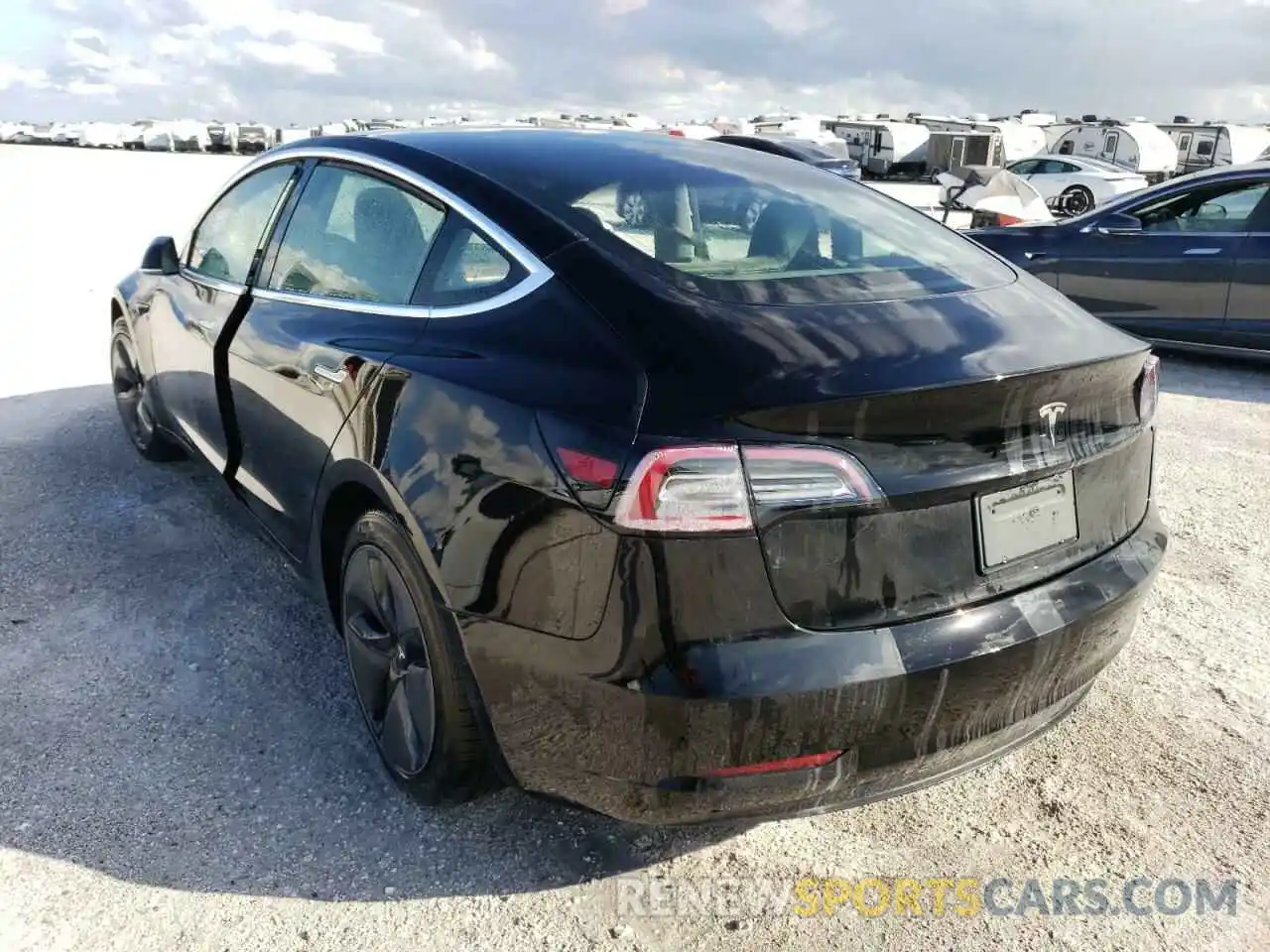 2 Photograph of a damaged car 5YJ3E1EA6KF325469 TESLA MODEL 3 2019