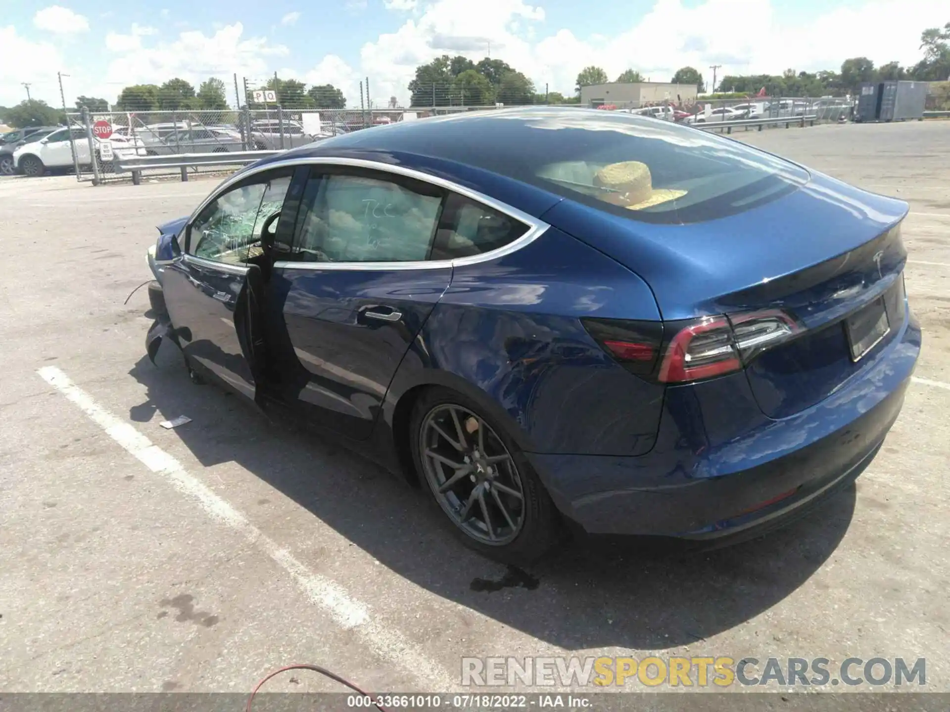 3 Photograph of a damaged car 5YJ3E1EA6KF347231 TESLA MODEL 3 2019