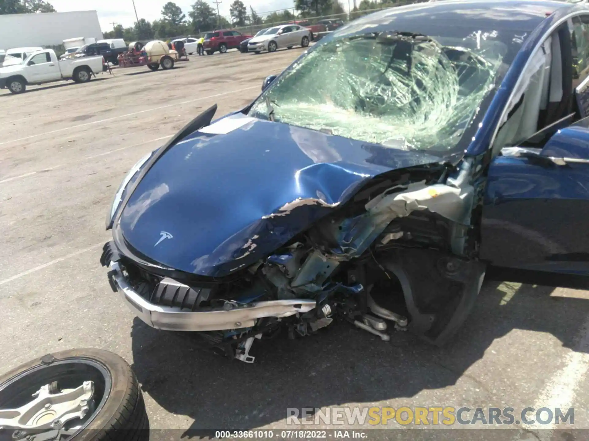 6 Photograph of a damaged car 5YJ3E1EA6KF347231 TESLA MODEL 3 2019