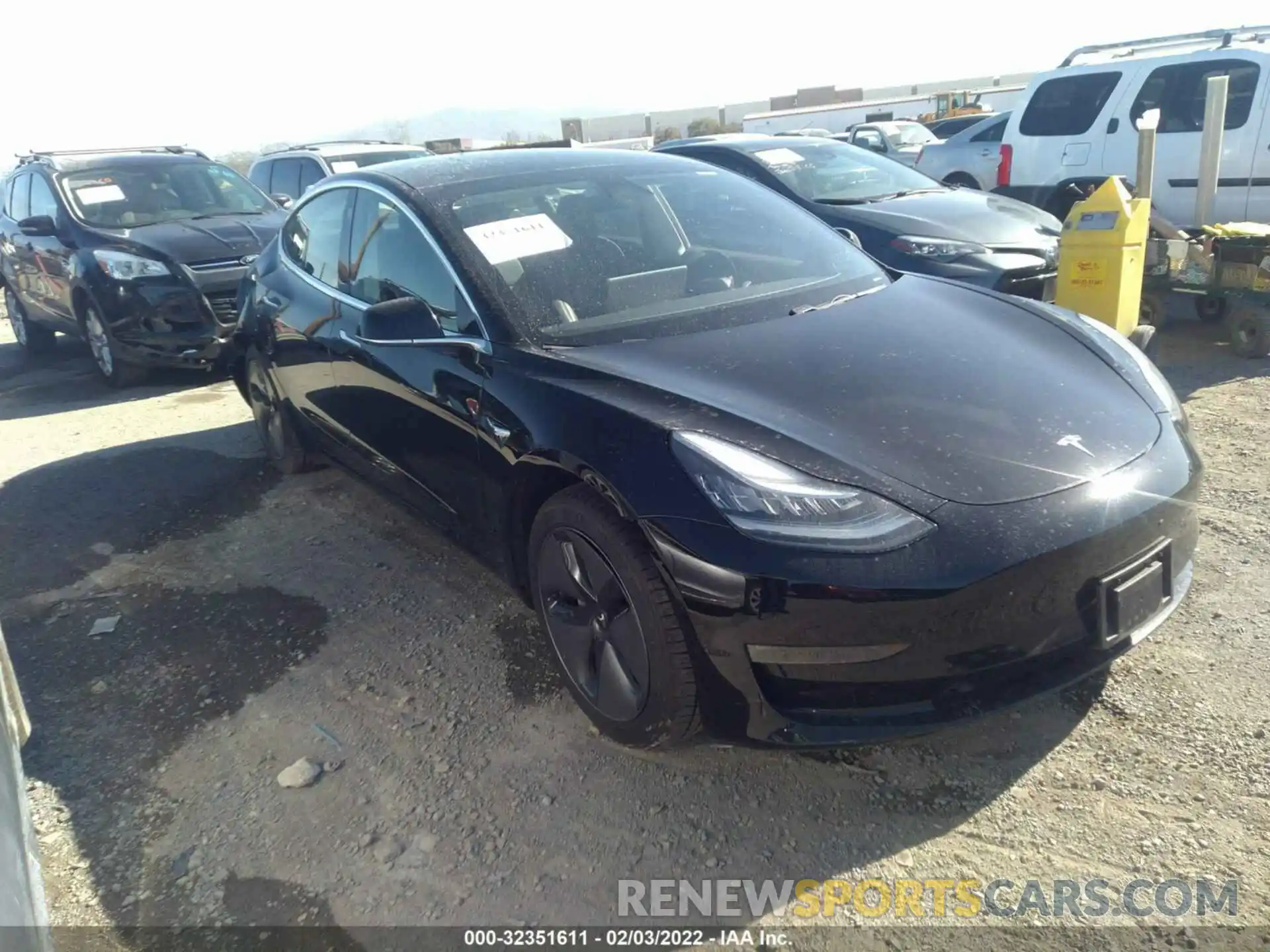 1 Фотография поврежденного автомобиля 5YJ3E1EA6KF361940 TESLA MODEL 3 2019