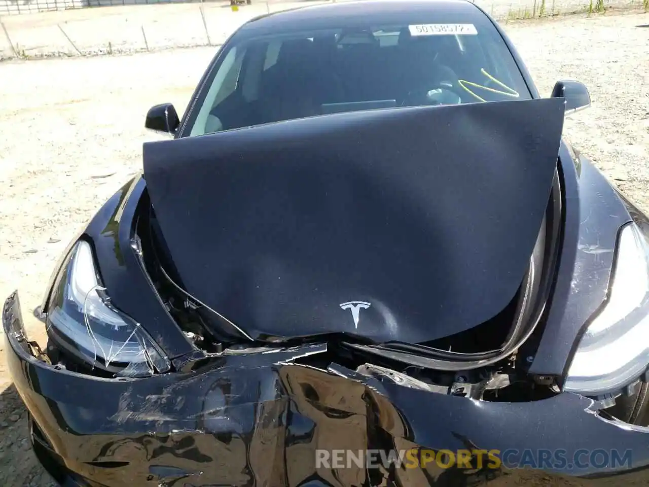 7 Photograph of a damaged car 5YJ3E1EA6KF394484 TESLA MODEL 3 2019