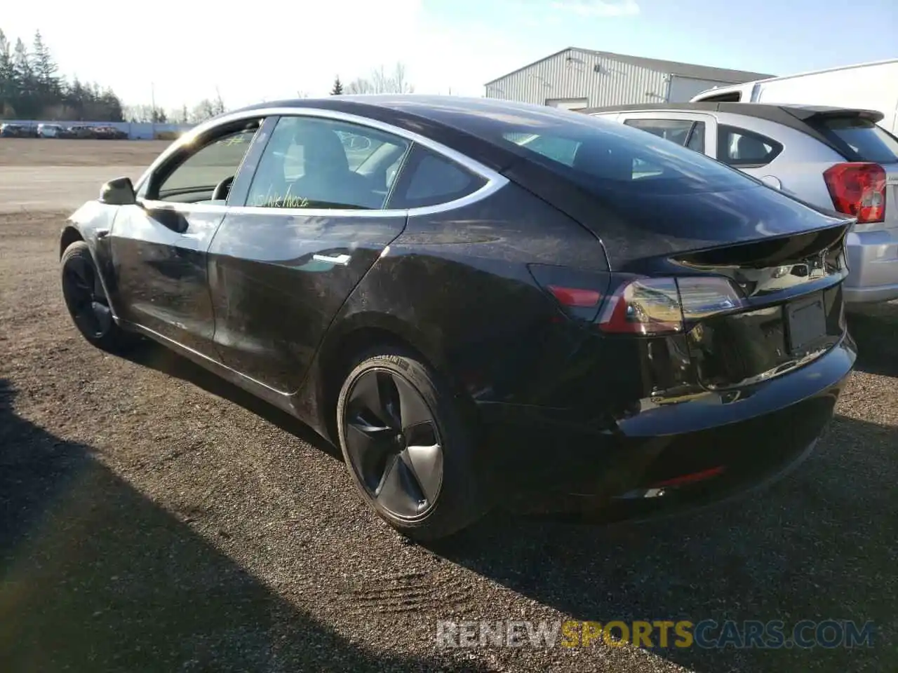 3 Photograph of a damaged car 5YJ3E1EA6KF395005 TESLA MODEL 3 2019