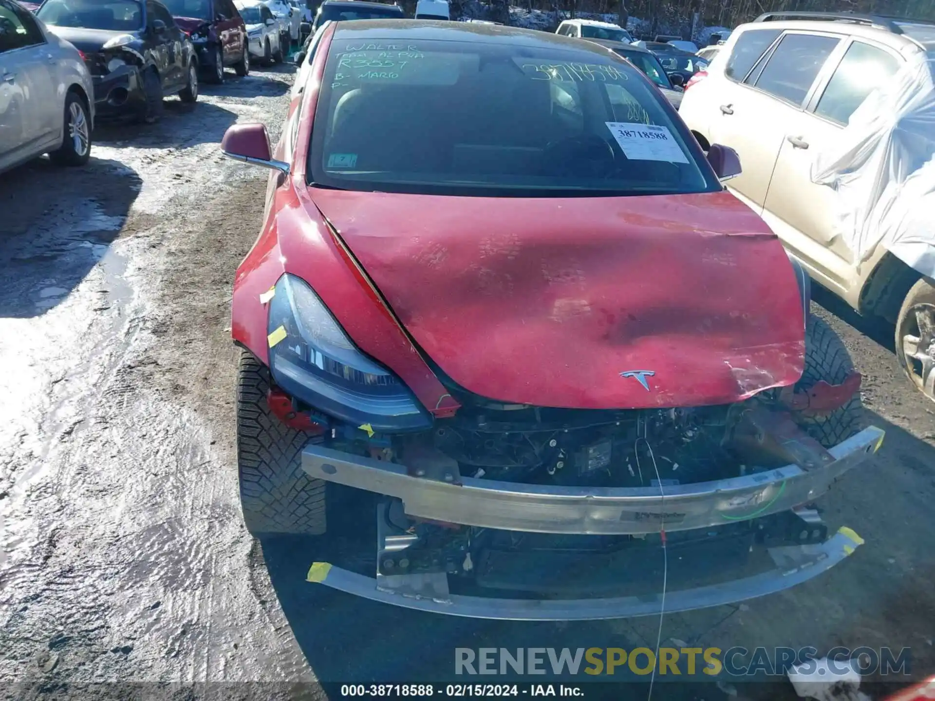 13 Photograph of a damaged car 5YJ3E1EA6KF396557 TESLA MODEL 3 2019