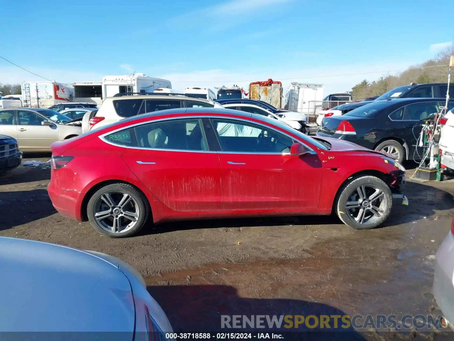 14 Фотография поврежденного автомобиля 5YJ3E1EA6KF396557 TESLA MODEL 3 2019