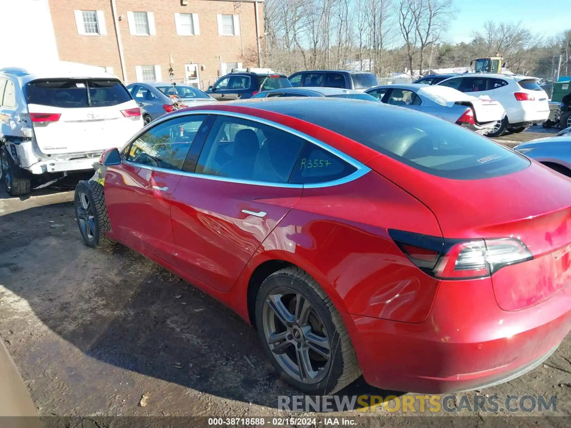 15 Фотография поврежденного автомобиля 5YJ3E1EA6KF396557 TESLA MODEL 3 2019