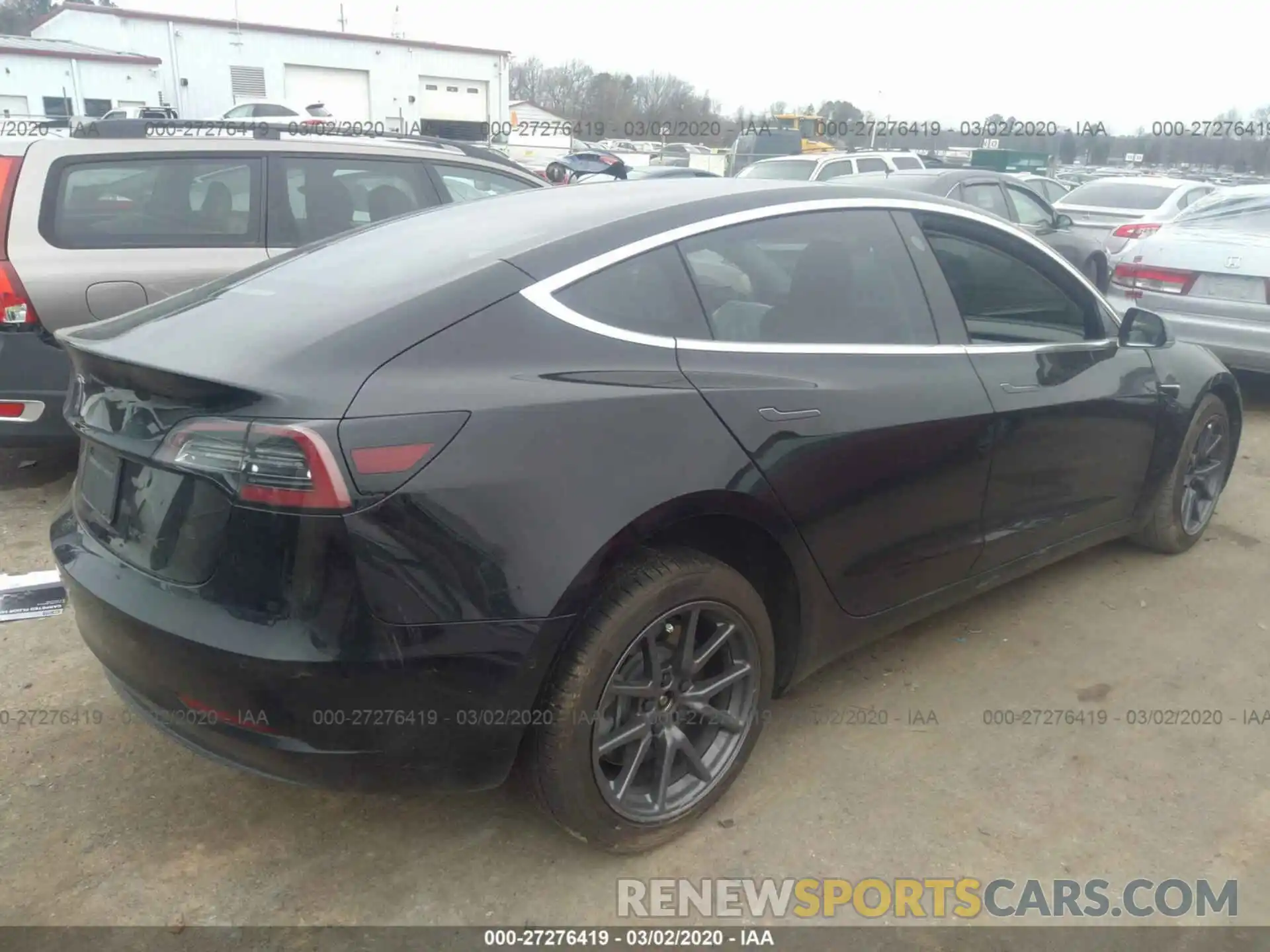 4 Photograph of a damaged car 5YJ3E1EA6KF398454 TESLA MODEL 3 2019