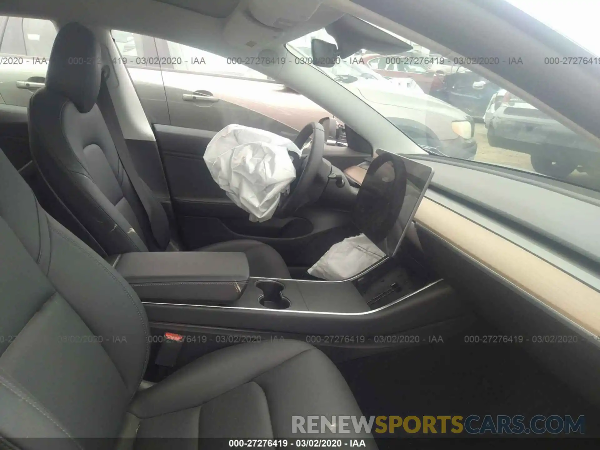 5 Photograph of a damaged car 5YJ3E1EA6KF398454 TESLA MODEL 3 2019