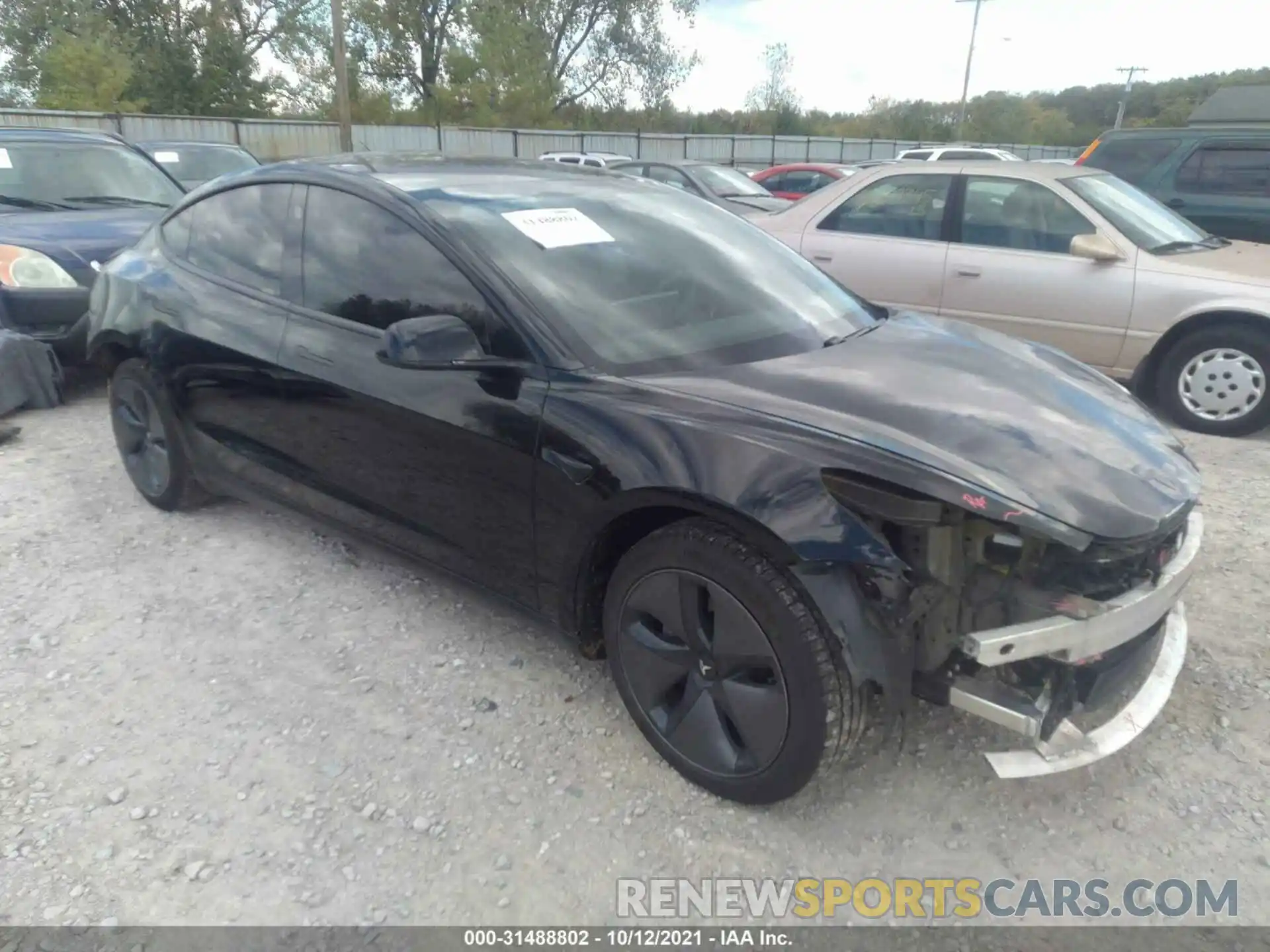 1 Photograph of a damaged car 5YJ3E1EA6KF398891 TESLA MODEL 3 2019