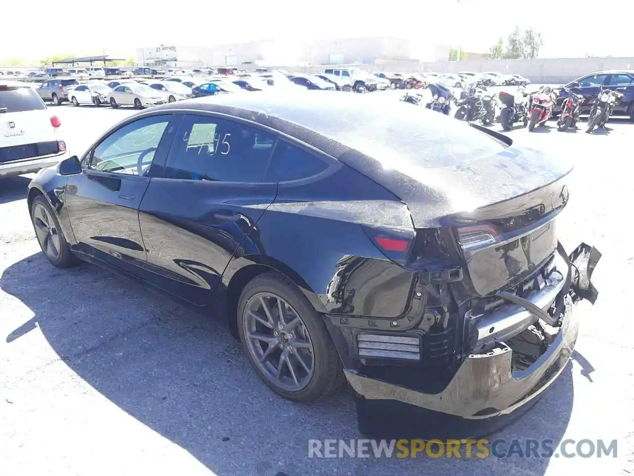 3 Photograph of a damaged car 5YJ3E1EA6KF398924 TESLA MODEL 3 2019