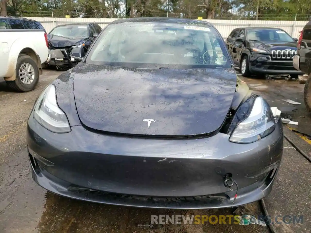 9 Photograph of a damaged car 5YJ3E1EA6KF400137 TESLA MODEL 3 2019