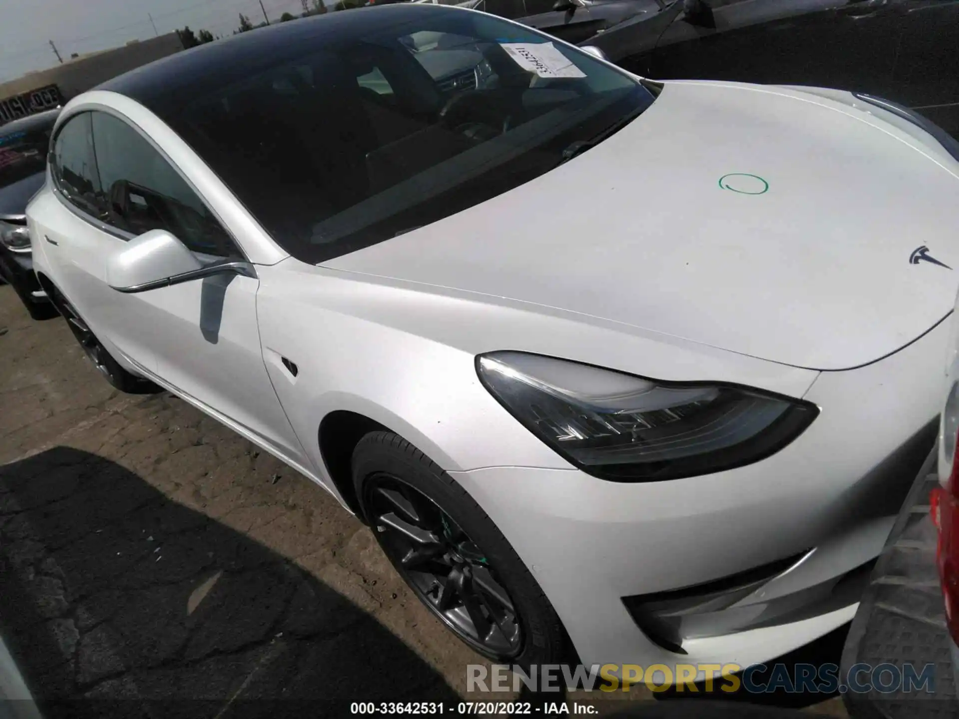 1 Фотография поврежденного автомобиля 5YJ3E1EA6KF401420 TESLA MODEL 3 2019