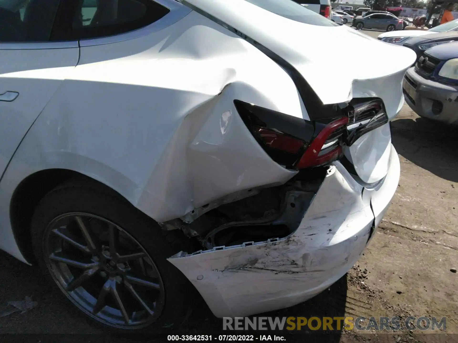 6 Photograph of a damaged car 5YJ3E1EA6KF401420 TESLA MODEL 3 2019