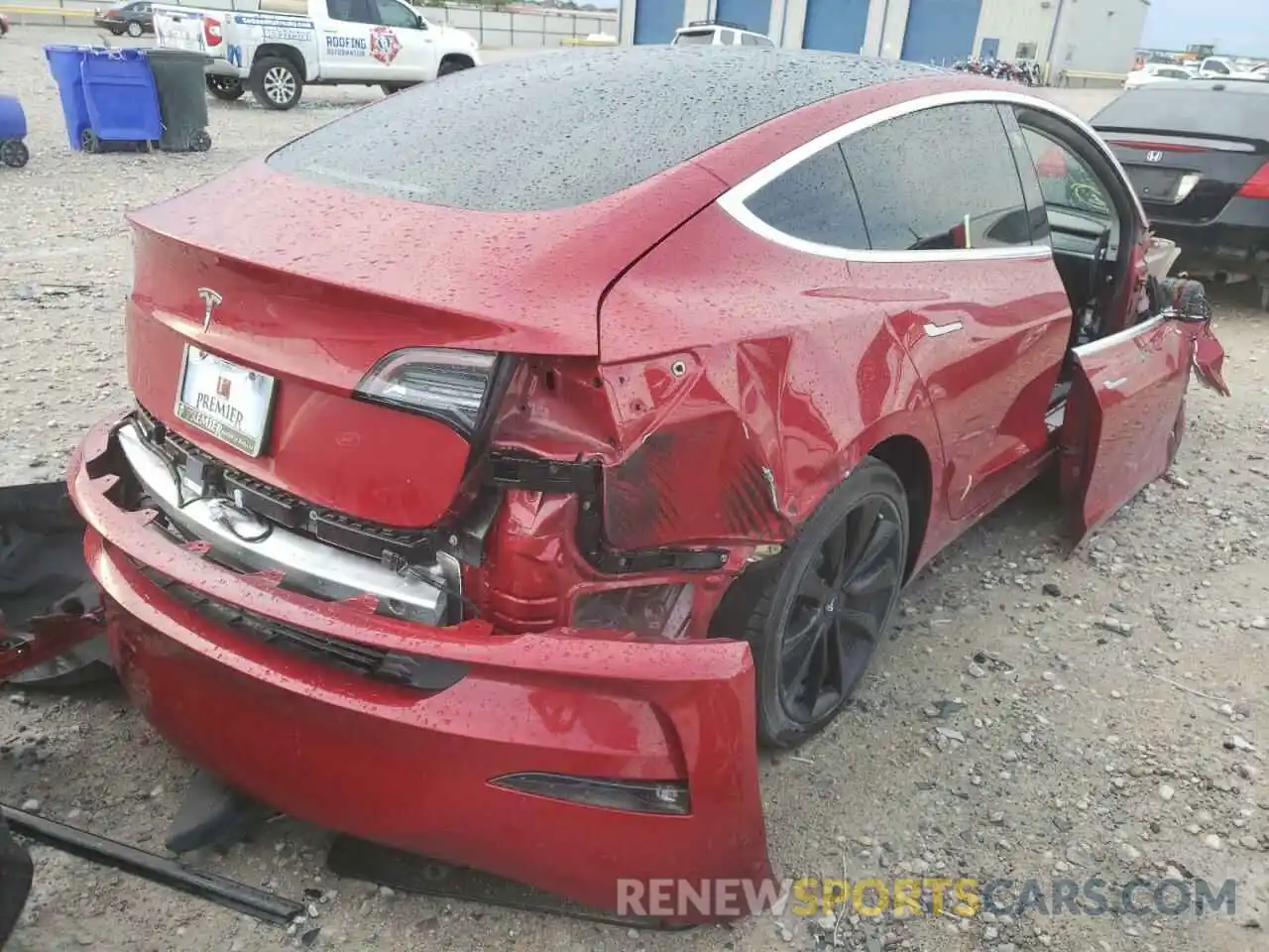 4 Photograph of a damaged car 5YJ3E1EA6KF402471 TESLA MODEL 3 2019