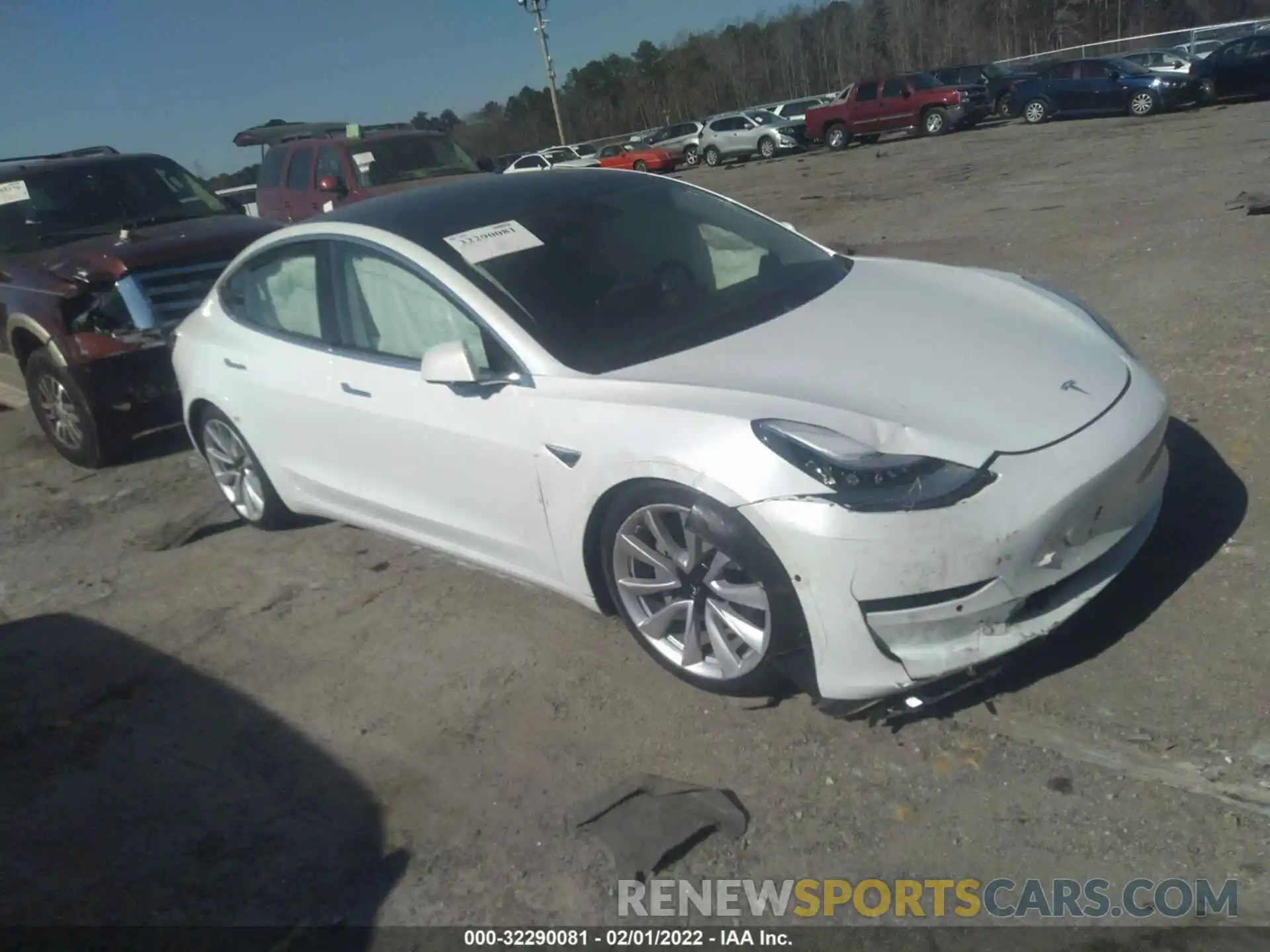 1 Photograph of a damaged car 5YJ3E1EA6KF402597 TESLA MODEL 3 2019