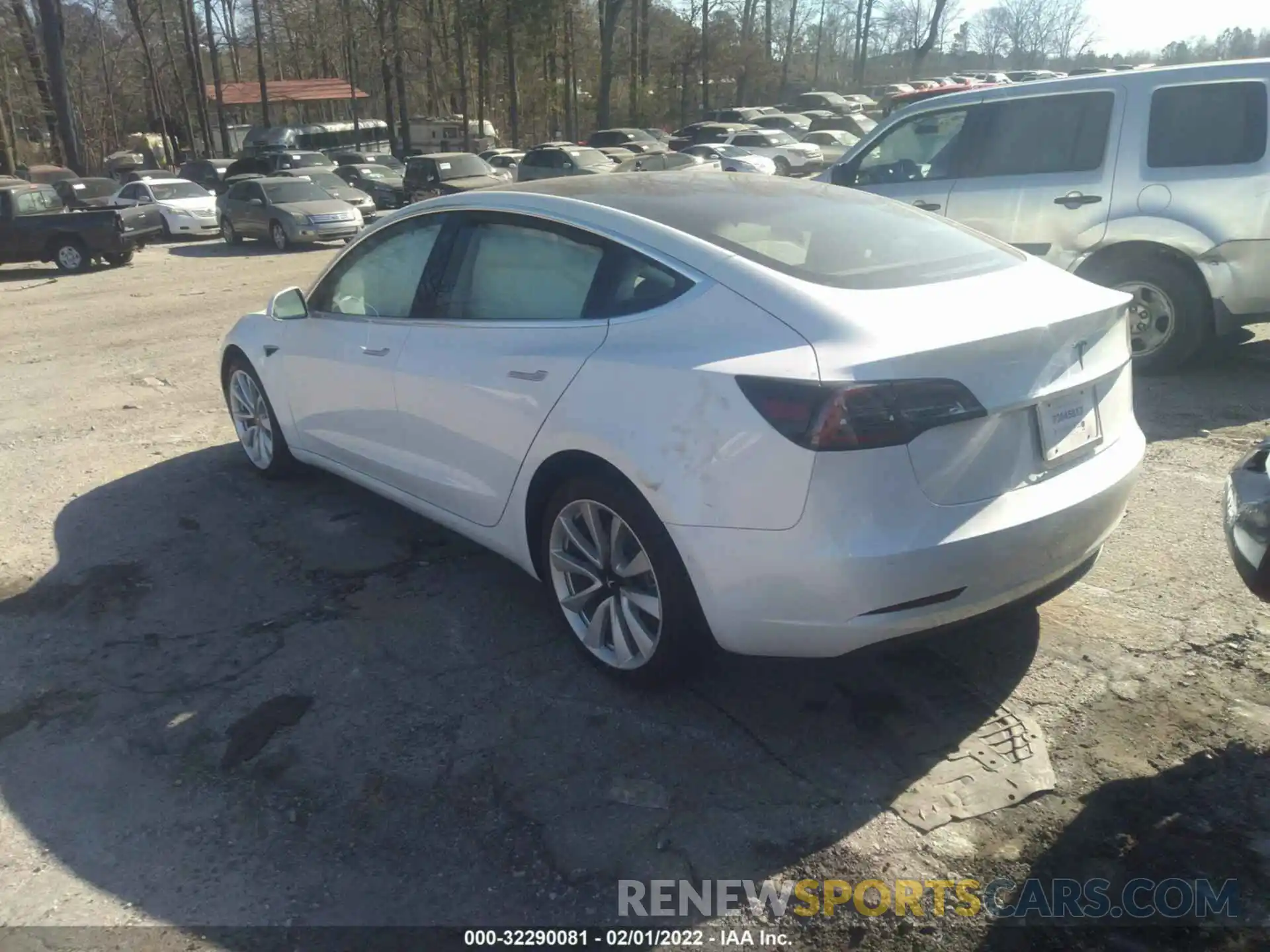 3 Photograph of a damaged car 5YJ3E1EA6KF402597 TESLA MODEL 3 2019