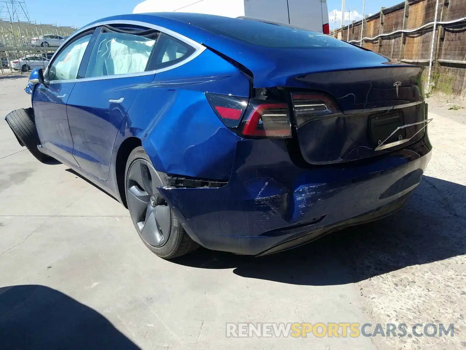 3 Photograph of a damaged car 5YJ3E1EA6KF406441 TESLA MODEL 3 2019