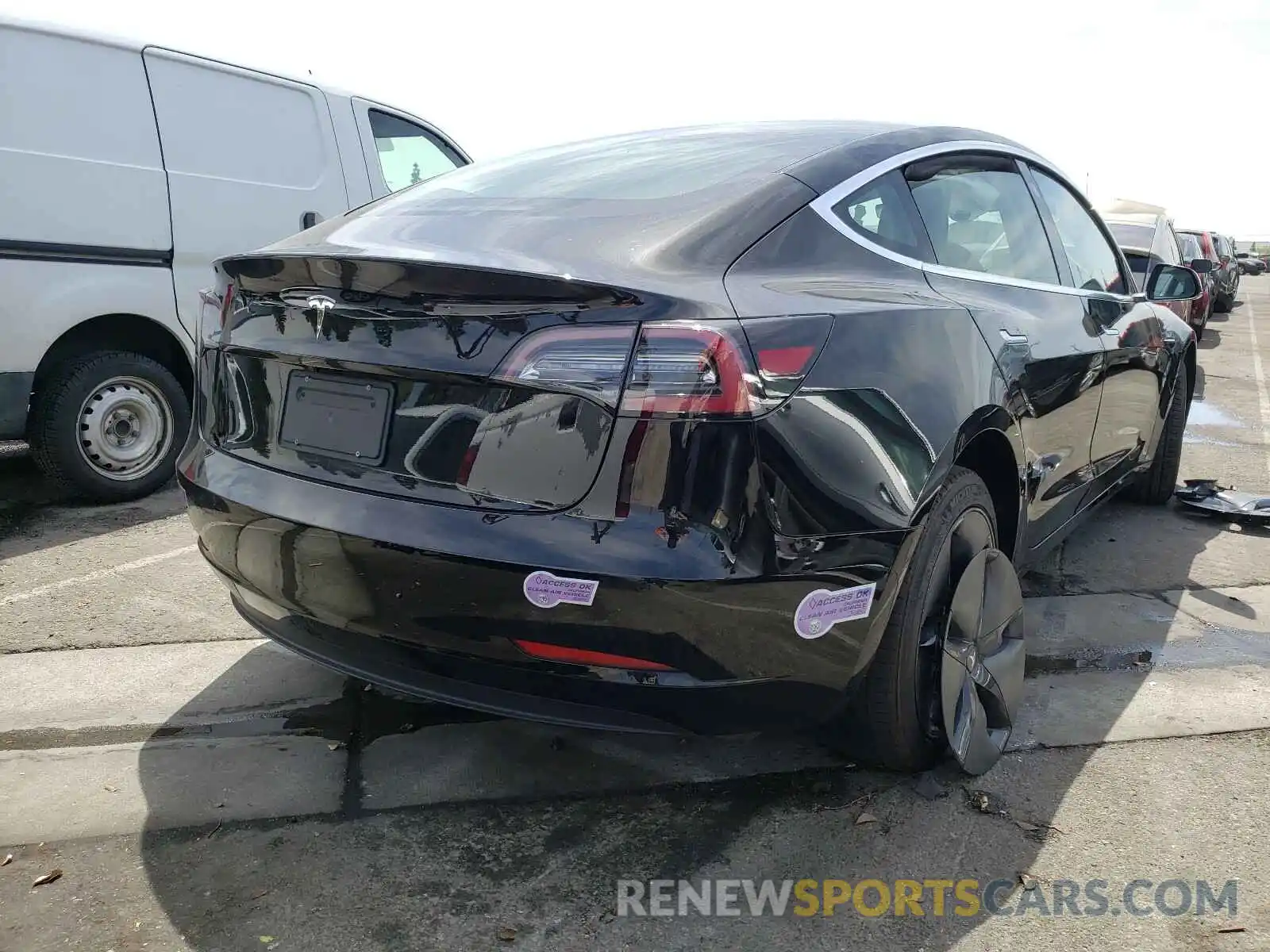 4 Photograph of a damaged car 5YJ3E1EA6KF409761 TESLA MODEL 3 2019