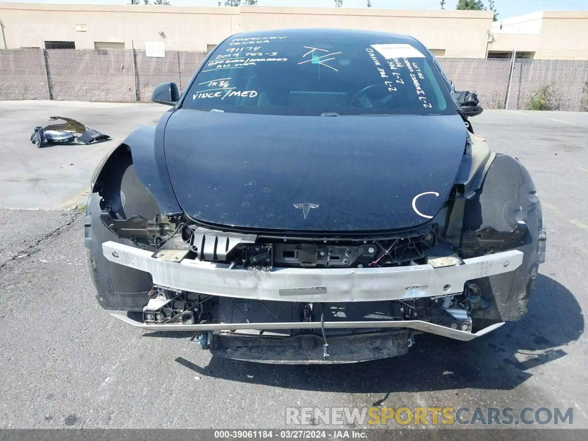 13 Photograph of a damaged car 5YJ3E1EA6KF410067 TESLA MODEL 3 2019