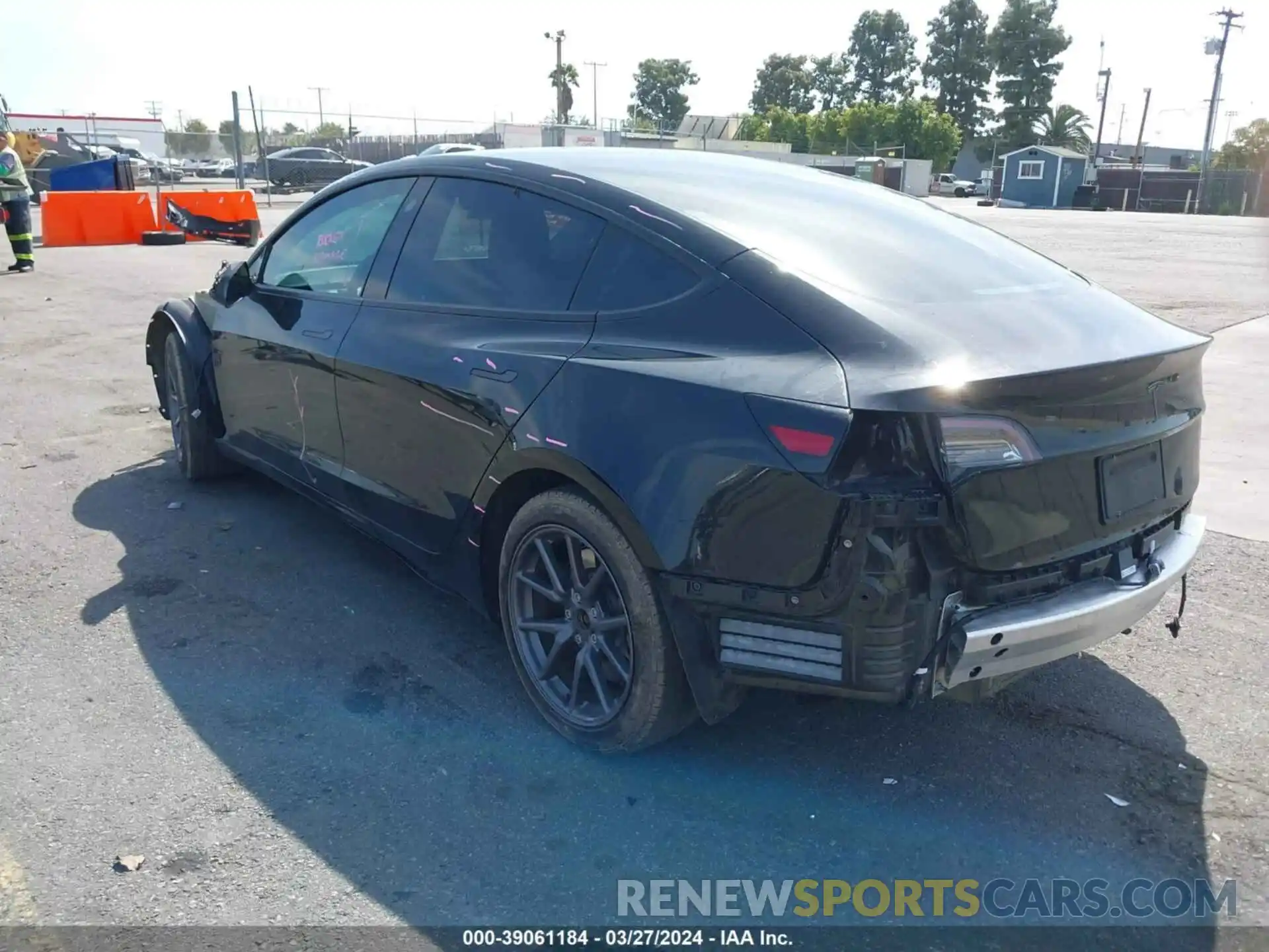 3 Photograph of a damaged car 5YJ3E1EA6KF410067 TESLA MODEL 3 2019