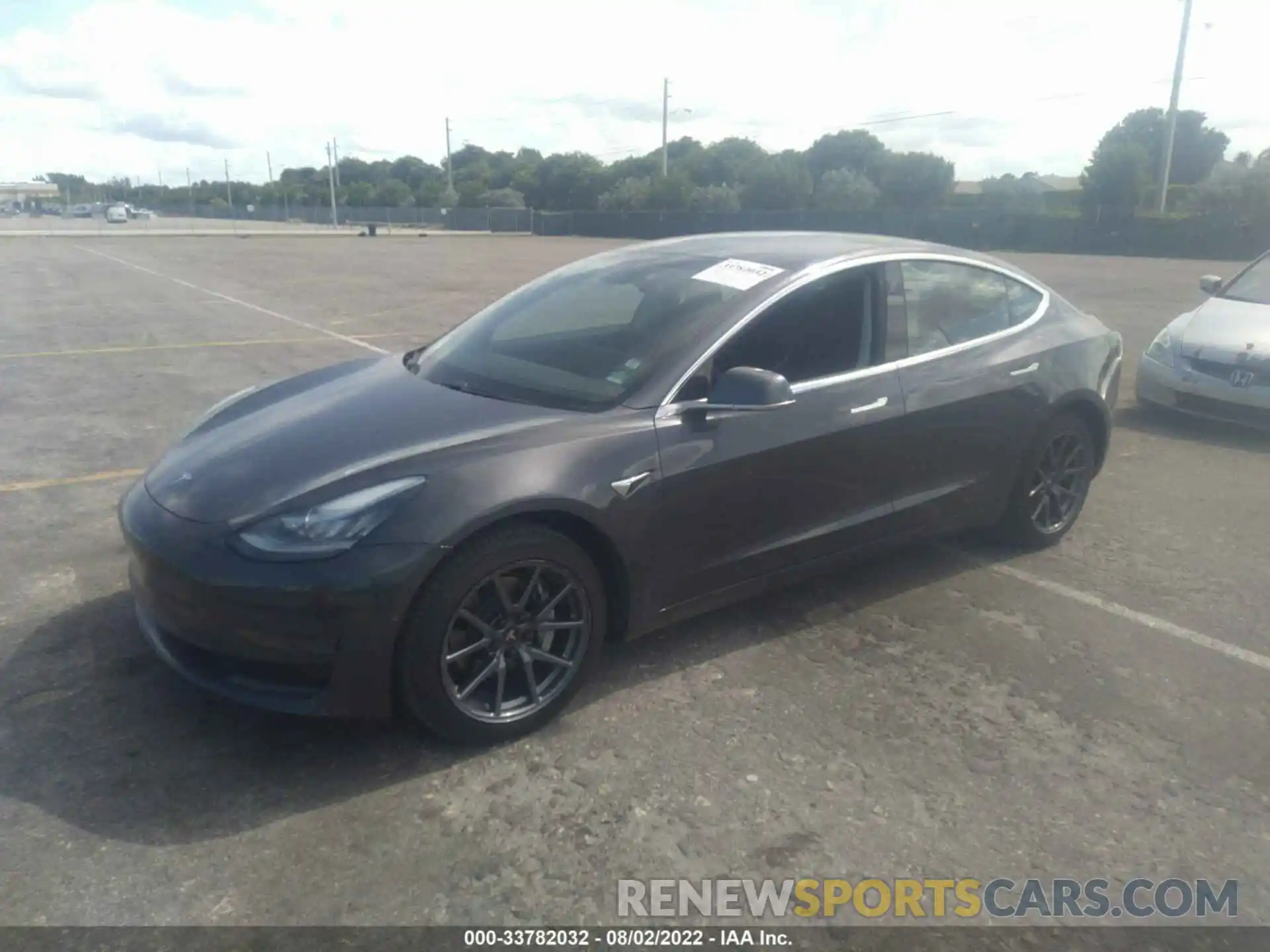 2 Photograph of a damaged car 5YJ3E1EA6KF411350 TESLA MODEL 3 2019